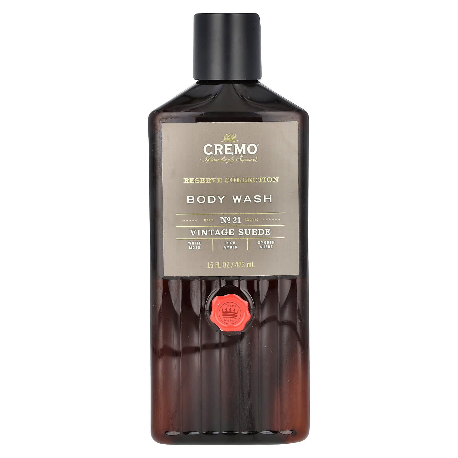 Cremo Reserve Collection гель для душа замша 473 мл 16 жидк унций 2090₽