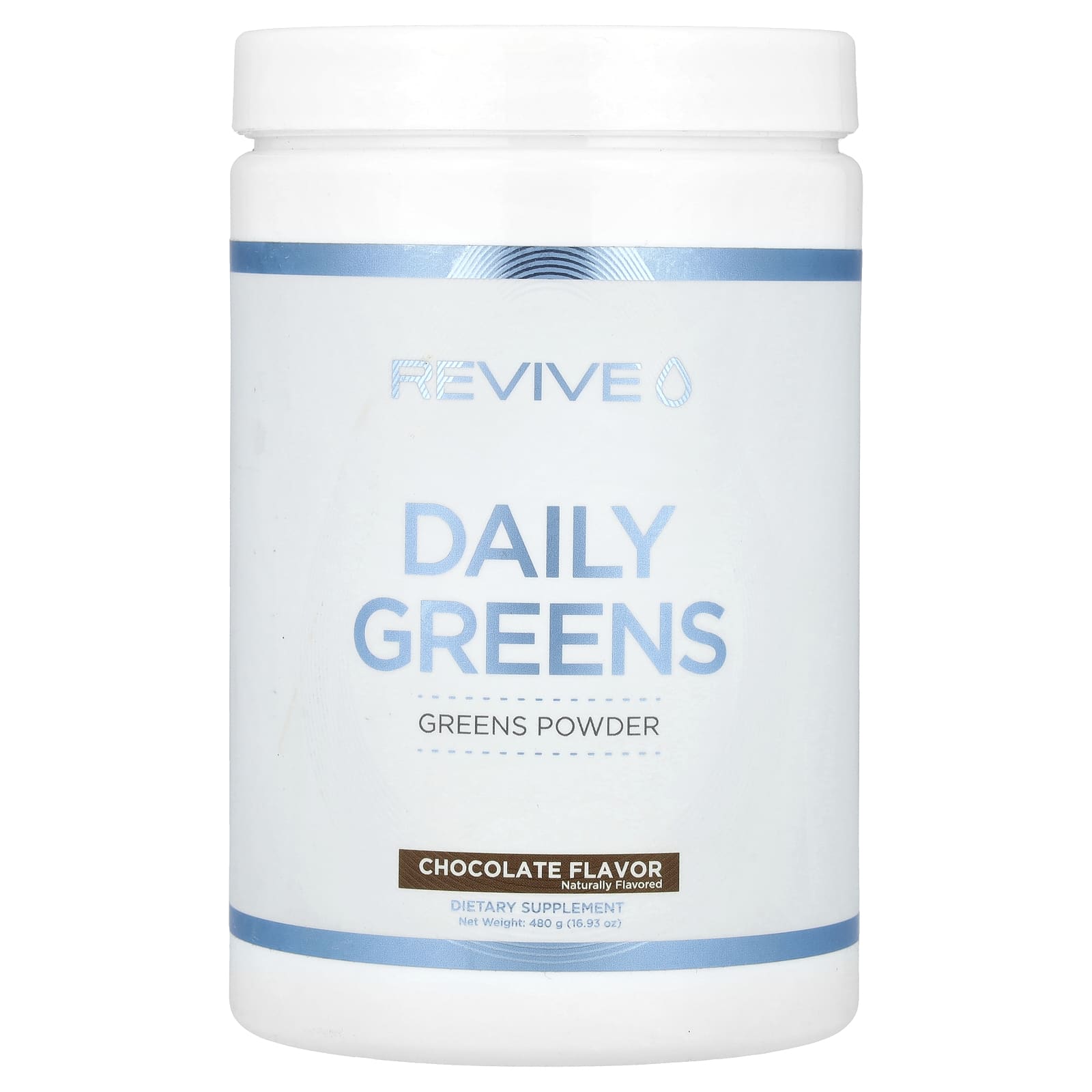 Revive, Daily Greens, шоколад, 480 г (16,93 унции)