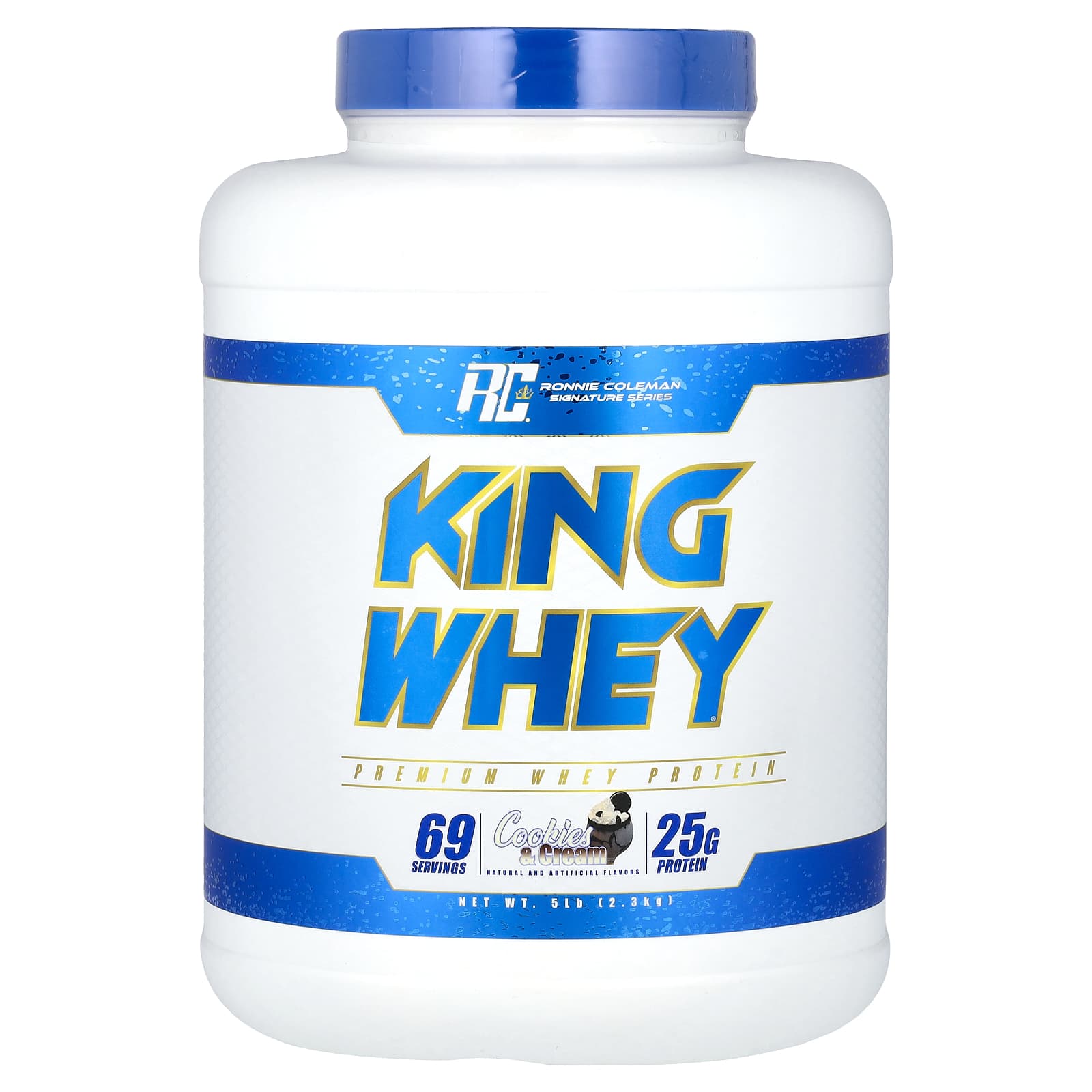 Ronnie Coleman Signature Series King Whey сывороточный протеин печенье и сливки 23 кг 5 фунтов 12590₽