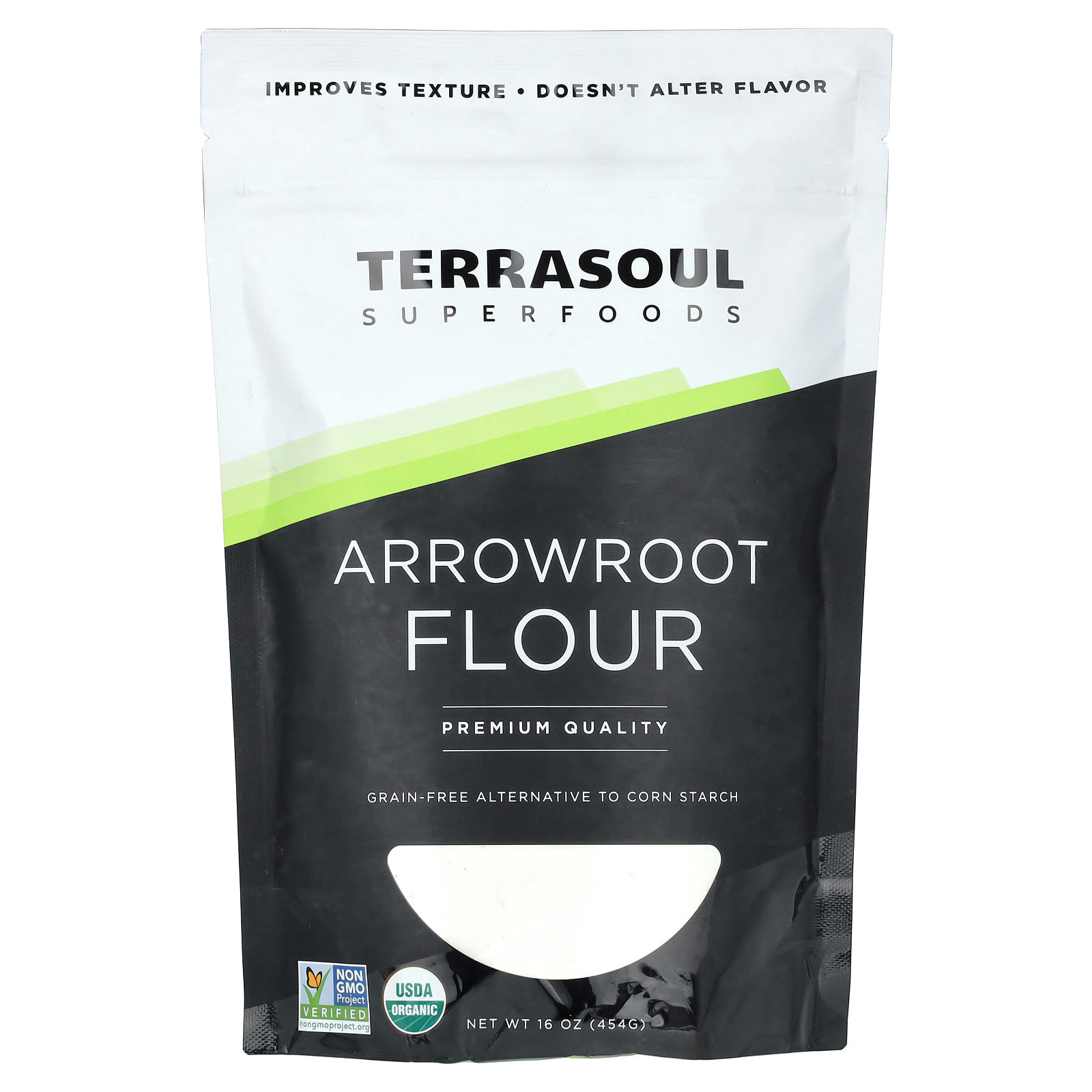 Terrasoul Superfoods мука из аррорута 454 г 16 унций 2190₽