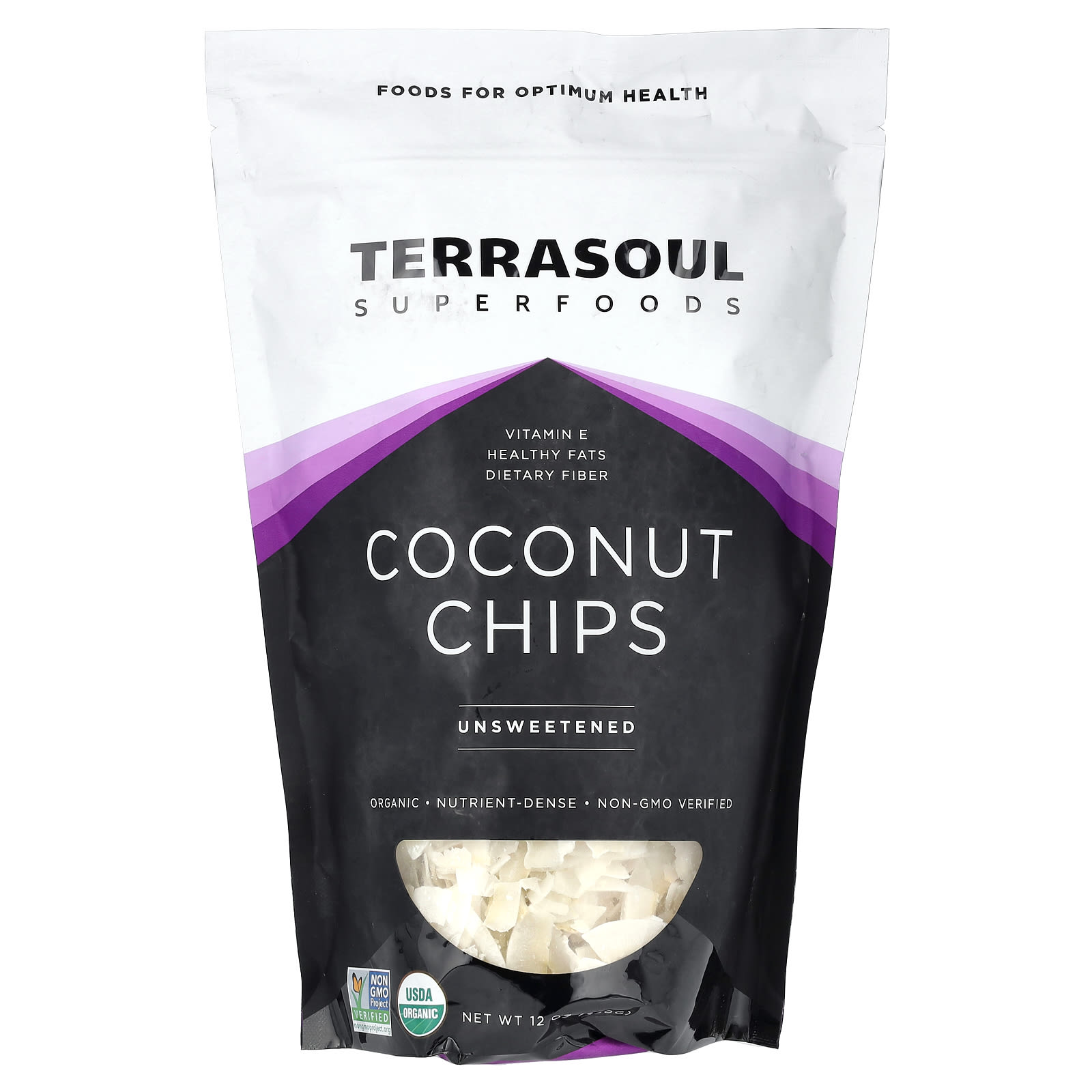 Terrasoul Superfoods кокосовые чипсы без подсластителей 340 г 12 унций 2090₽
