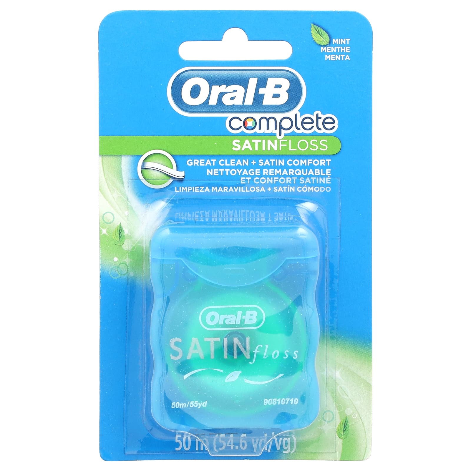 Oral-B Complete шелковая нить мятный вкус 55 ярдов 55 ярдов 1590₽