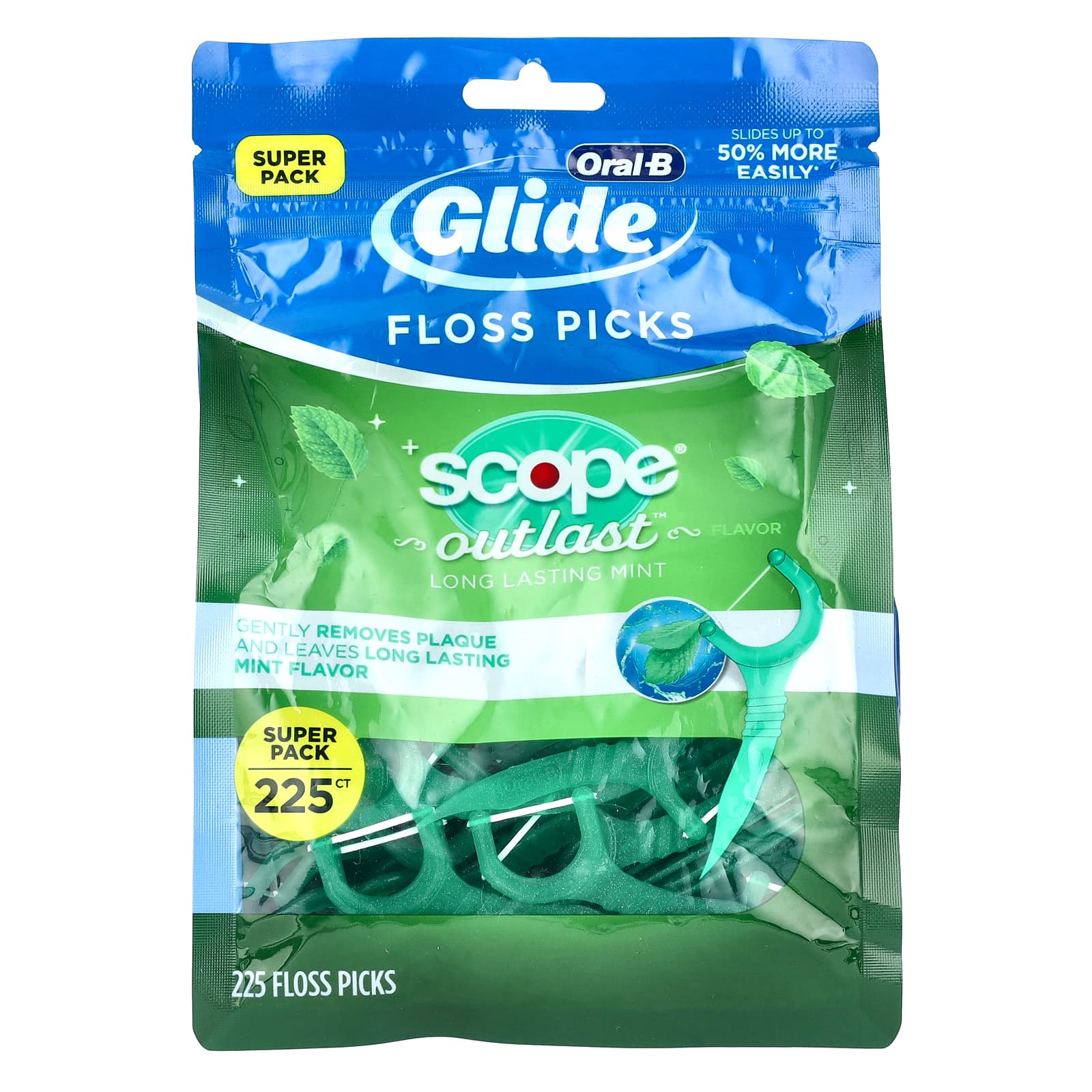 Oral-B Glide наборы для зубной нити Scope Outlast 225 шт 2790₽