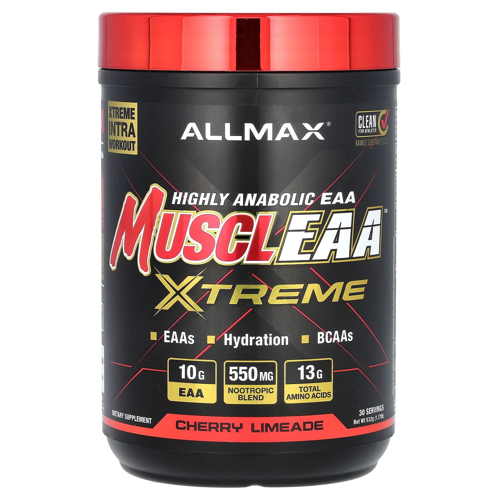 ALLMAX MUSCLEAA Xtreme вишневый лаймад 532 г 117 фунта 6990₽