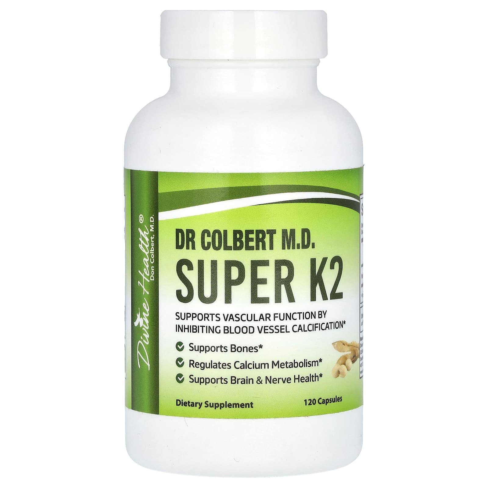Divine Health Dr Colbert MD Super K2 120 капсул 3890₽