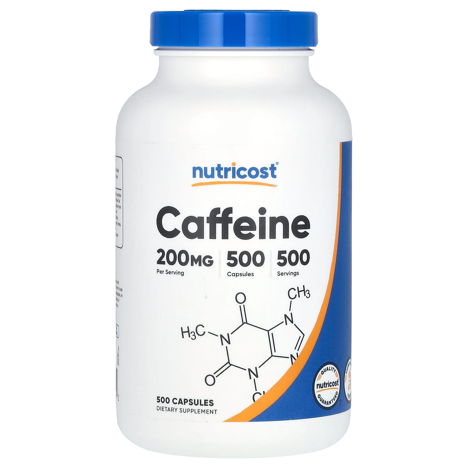 Nutricost Кофеин 200 мг 500 капсул 3590₽