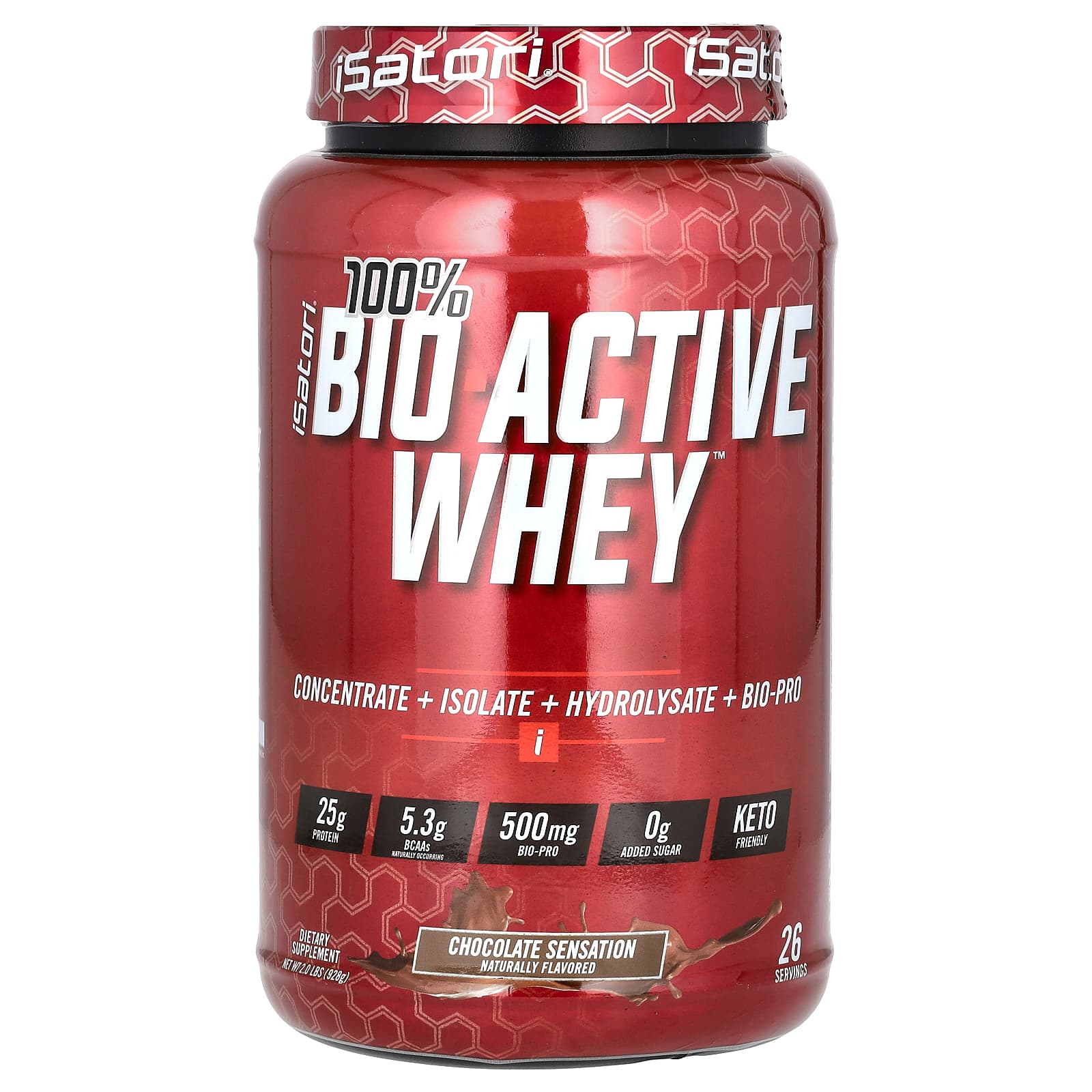 Isatori 100 Bio Active Whey сыворотка Bio Active со вкусом шоколада 928 г 2 фунта 6690₽