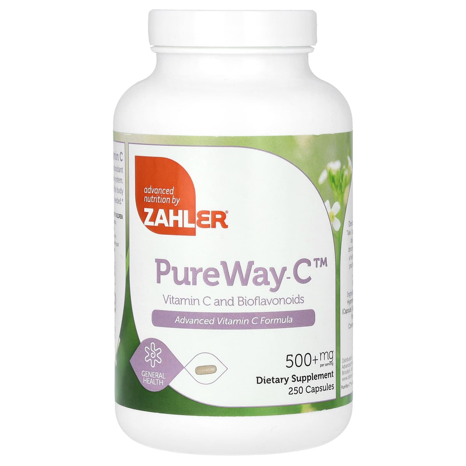 Zahler PureWay-C 500 мг 250 капсул 5590₽