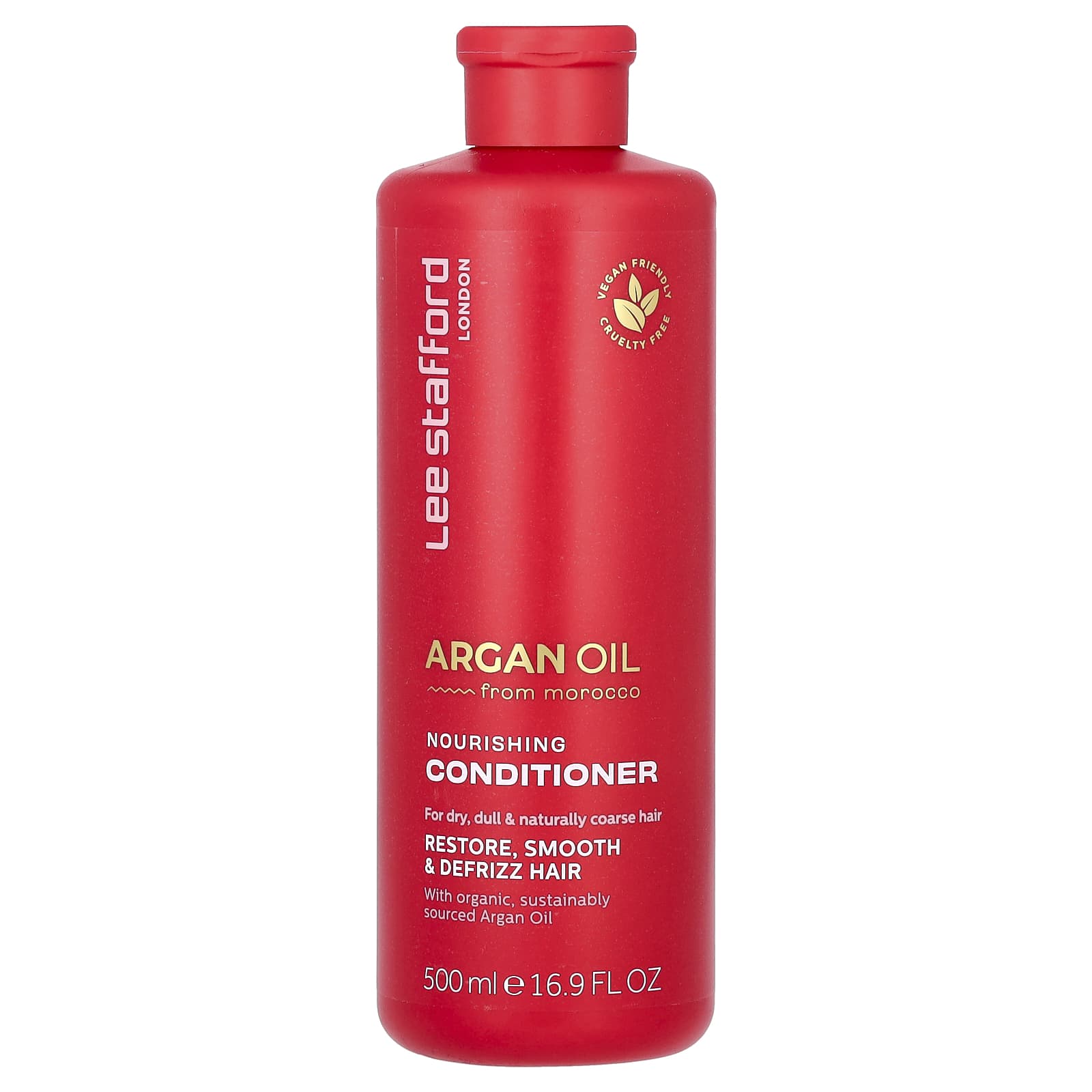 Lee Stafford питательный кондиционер с аргановым маслом для сухих тусклых и от природы жестких волос 500 мл 169 жидк унции 2590₽