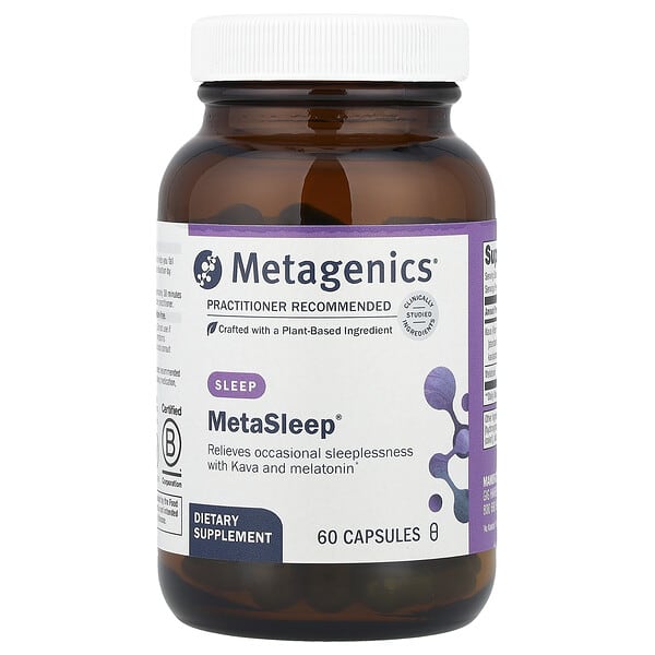 Metagenics, MetaSleep, 60 капсул