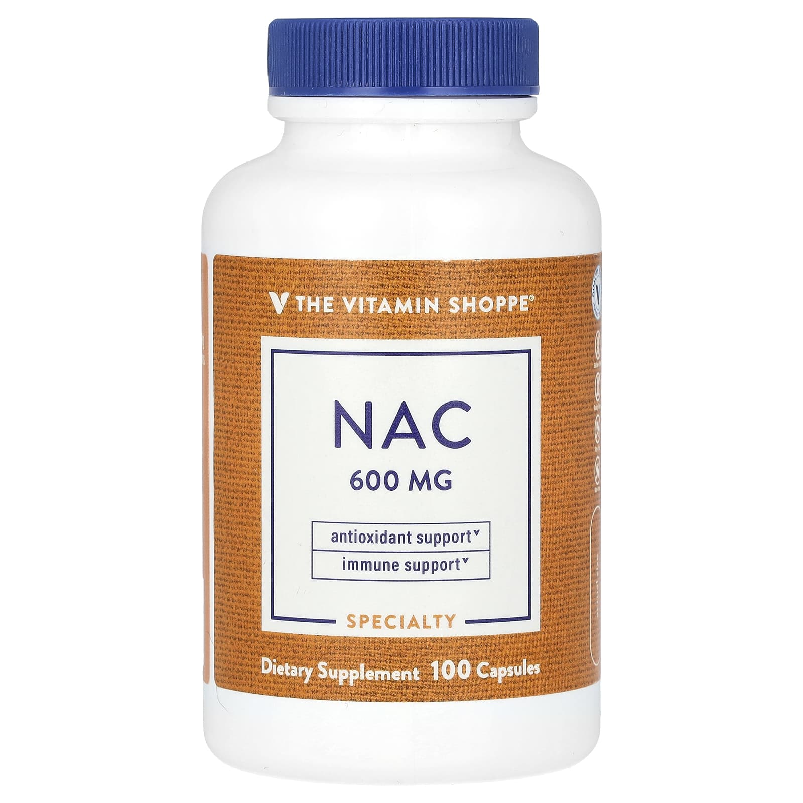 The Vitamin Shoppe, NAC, 600 мг, 100 капсул