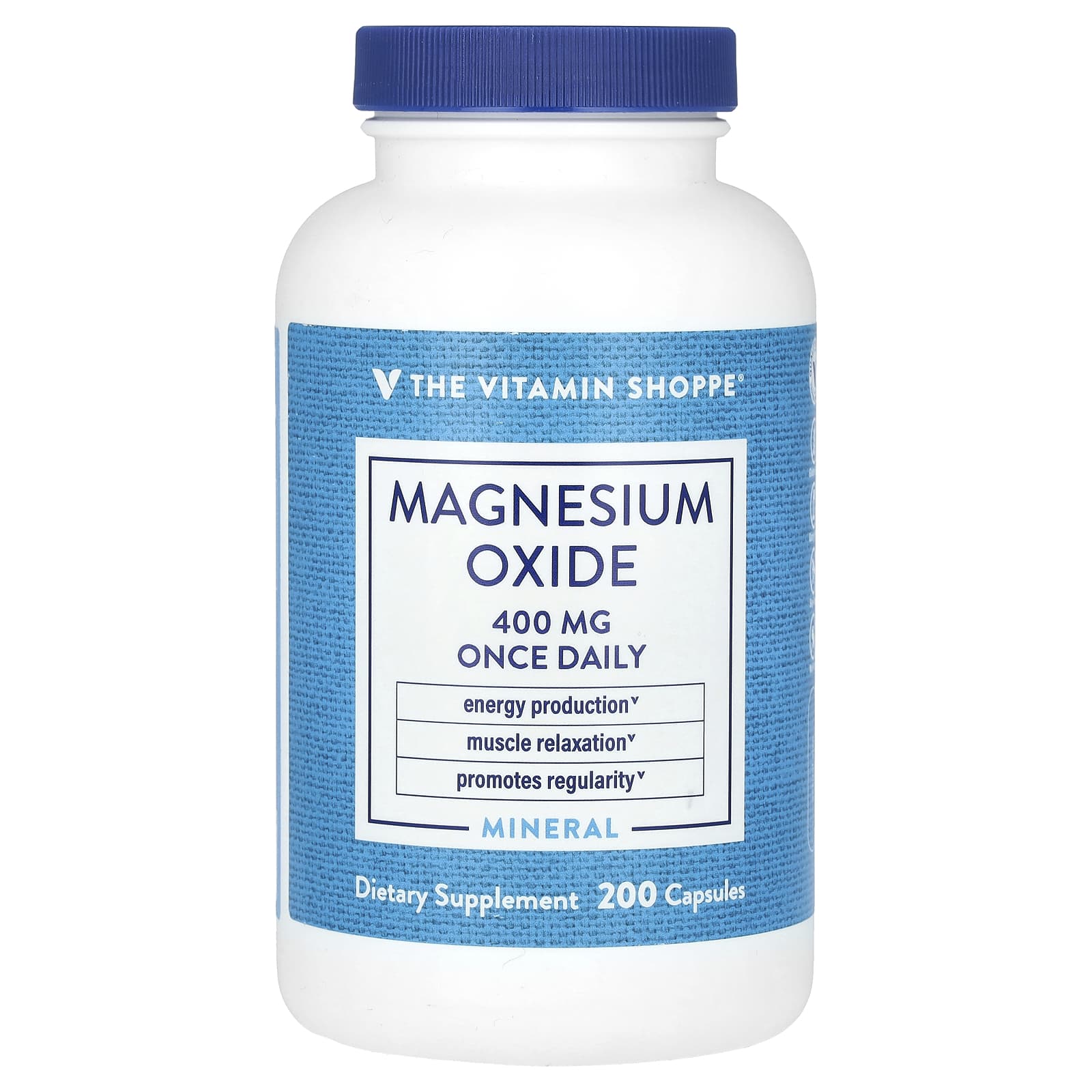 The Vitamin Shoppe оксид магния 400 мг 200 капсул 3790₽