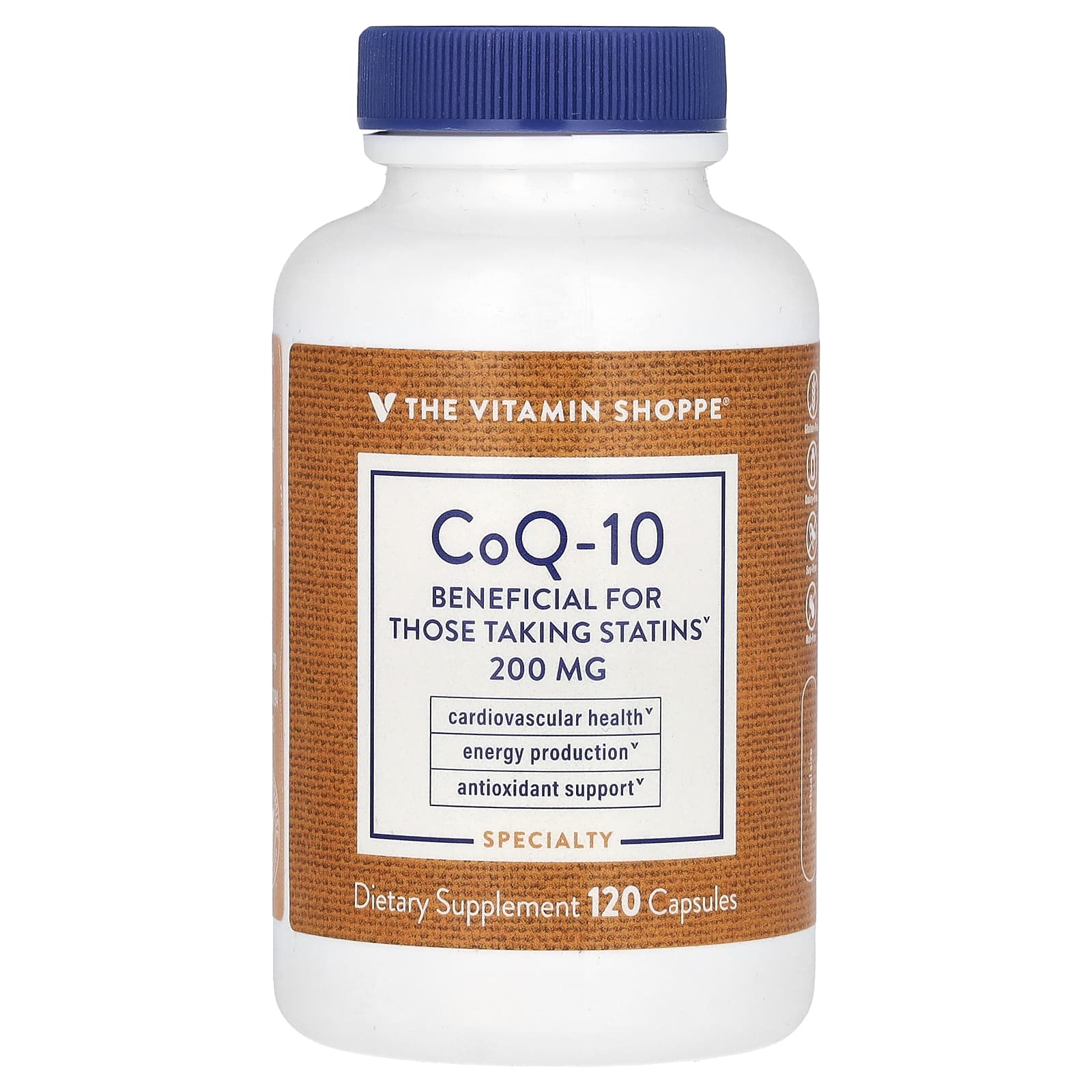 The Vitamin Shoppe коэнзим Q10 200 мг 120 капсул 9490₽