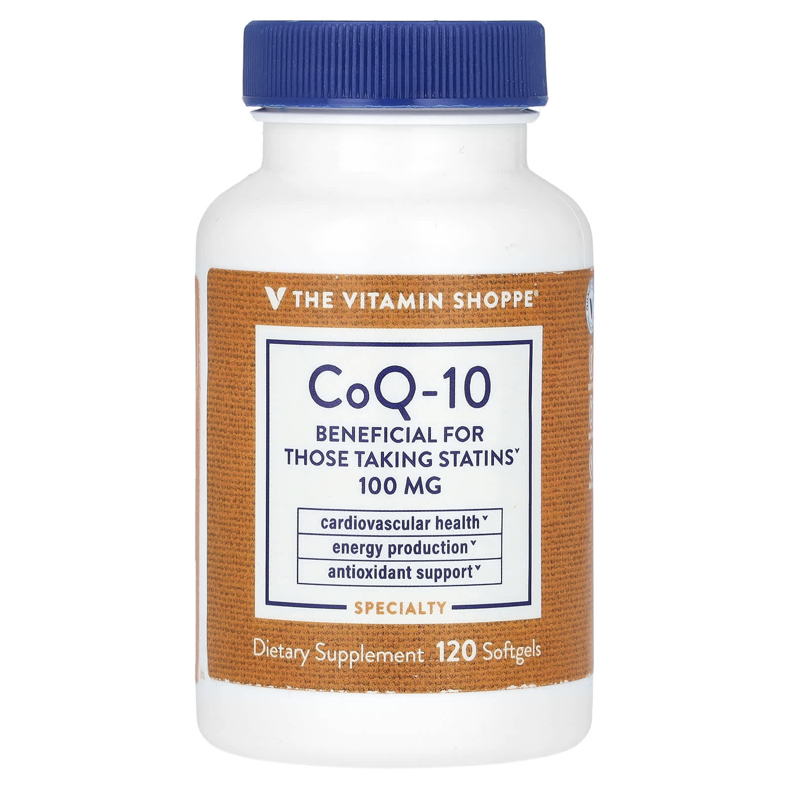 The Vitamin Shoppe Коэнзим Q-10 100 мг 120 мягких таблеток 6690₽