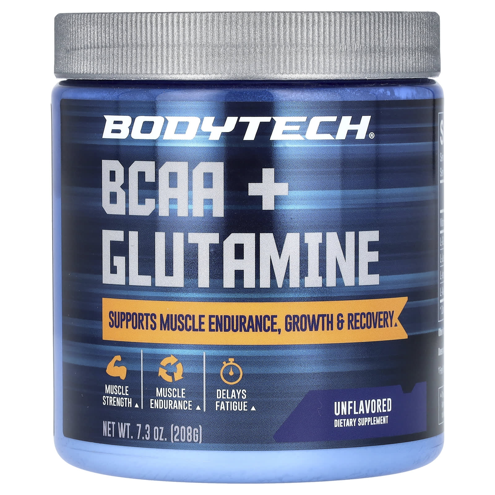 BodyTech BCAA и глутамин в порошке без вкусовых добавок 208 г 73 унции 4390₽