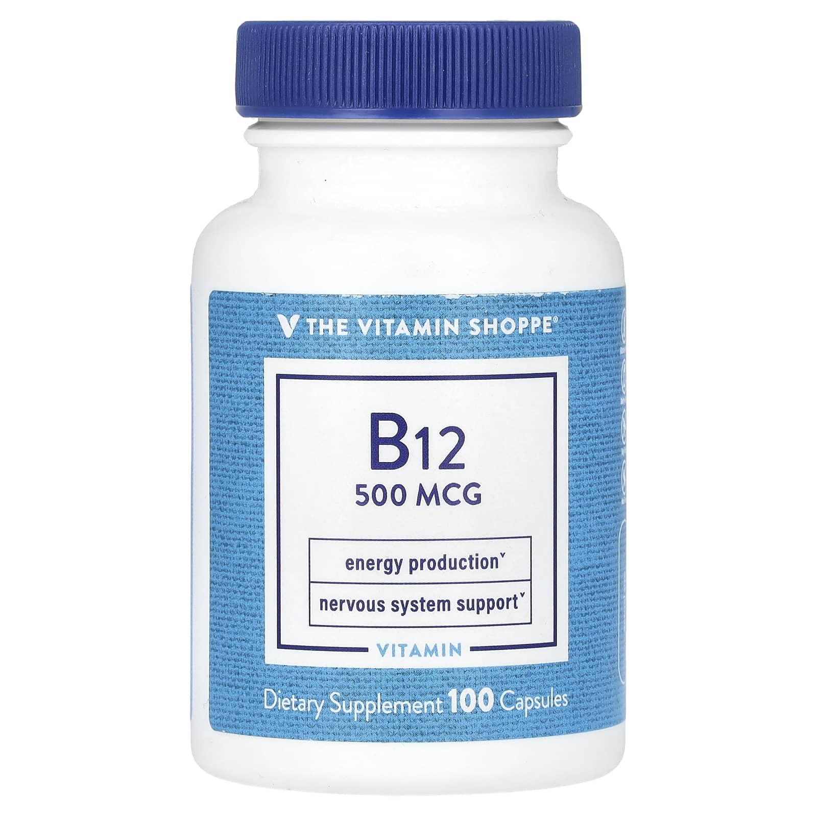 The Vitamin Shoppe витамин B12 500 мкг 100 капсул 2290₽
