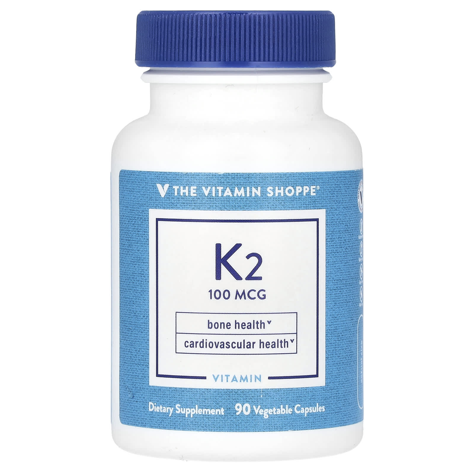 The Vitamin Shoppe витамин K2 100 мкг 90 растительных капсул 4790₽