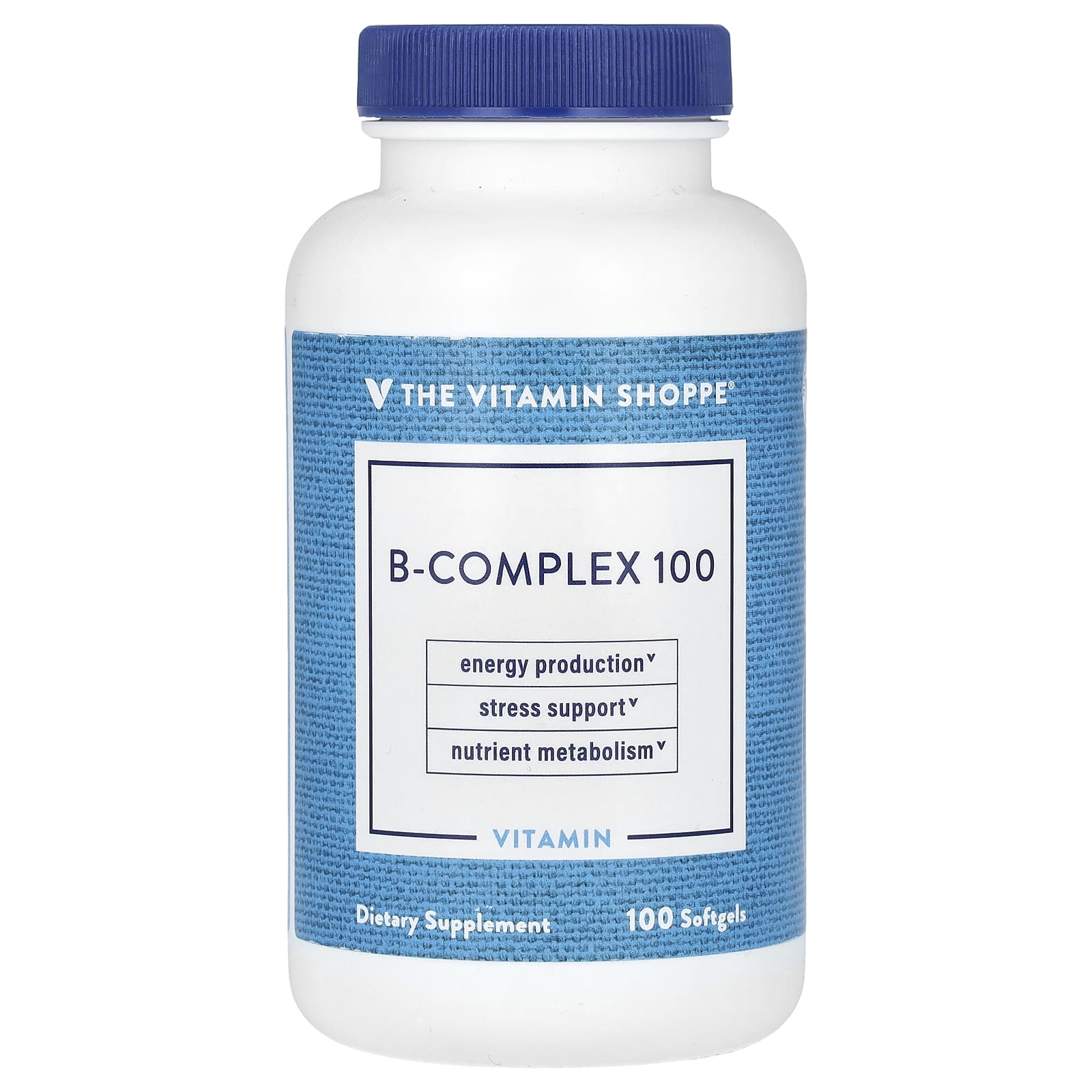 The Vitamin Shoppe B-Complex 100 витамины группы B 100 мягких таблеток 4790₽