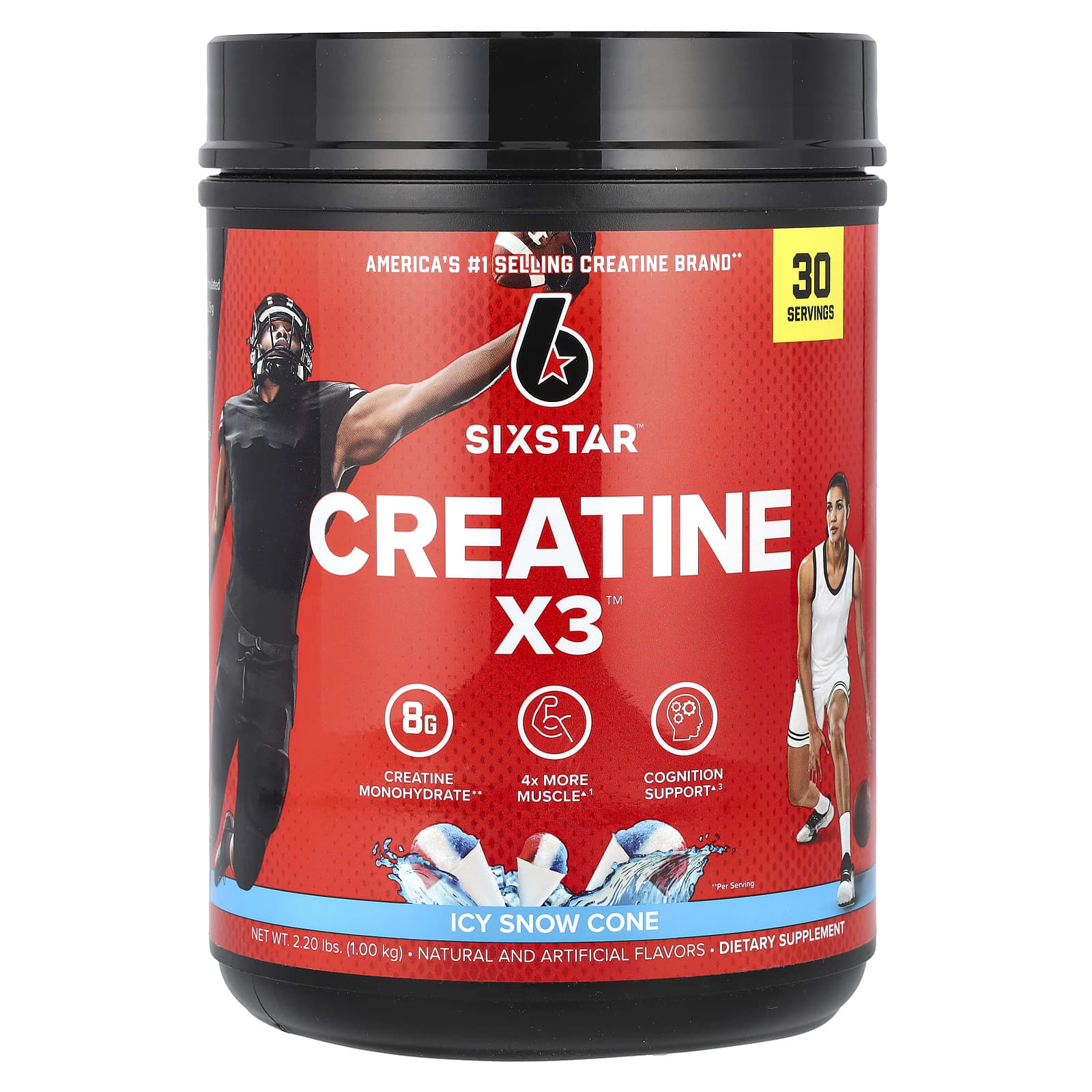 SIXSTAR Creatine X3 снежный кокос в кокосовом орехе 100 кг 220 фунта 5090₽