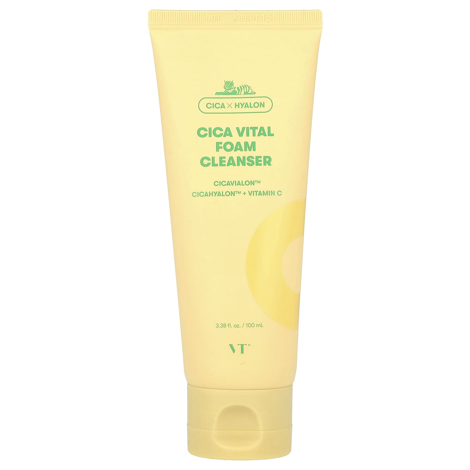 VT Cosmetics, Cica Vital, очищающая пенка, 100 мл (3,38 жидк. унции)