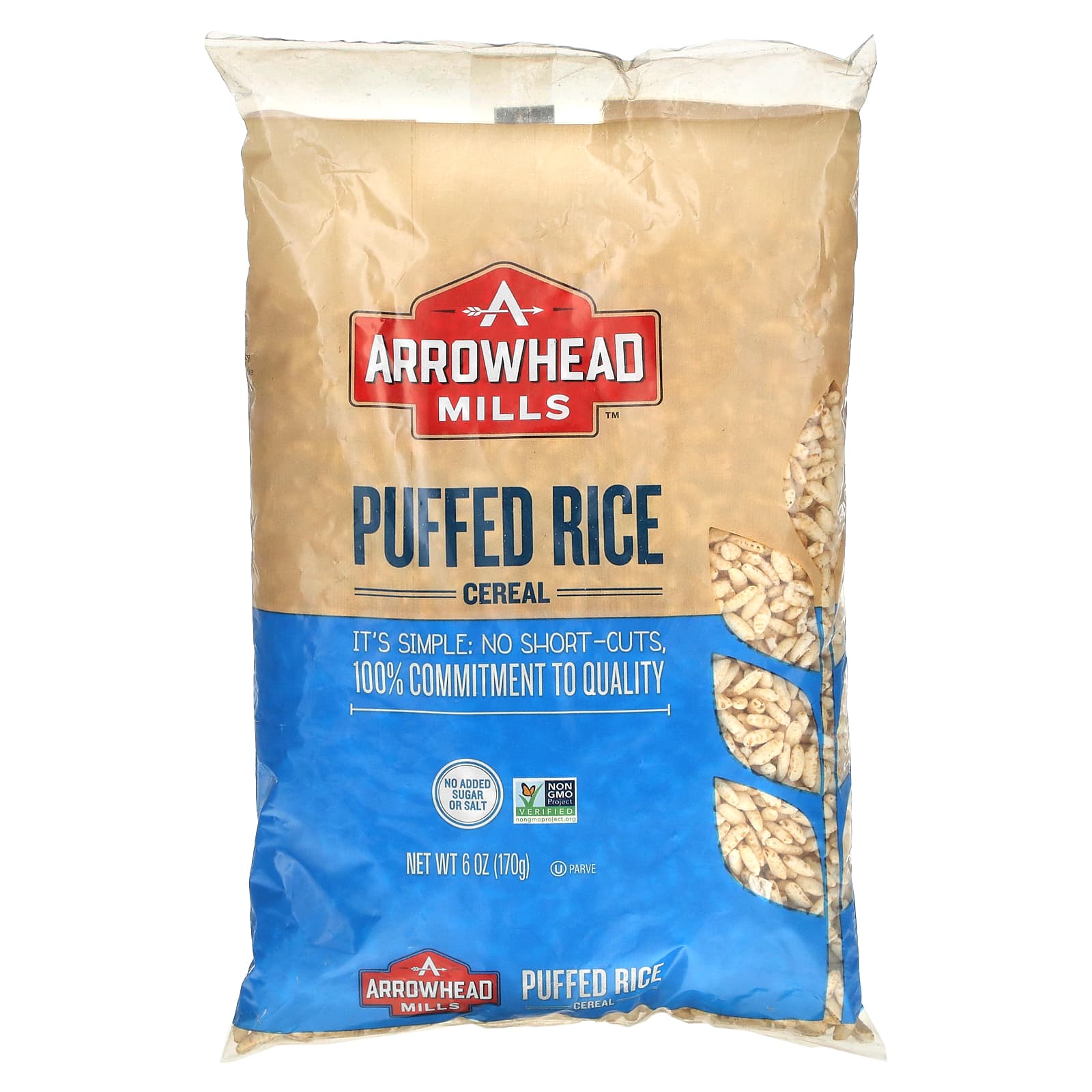 Arrowhead Mills Puffed Rice Cereal 6 oz 170 g 1390₽