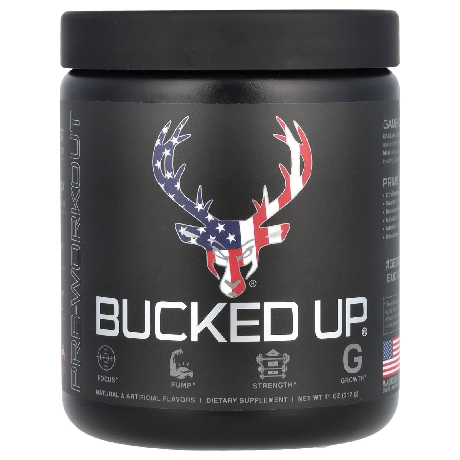 Bucked Up Перед тренировкой Merica Rocket Pop 312 г 11 унций 7390₽