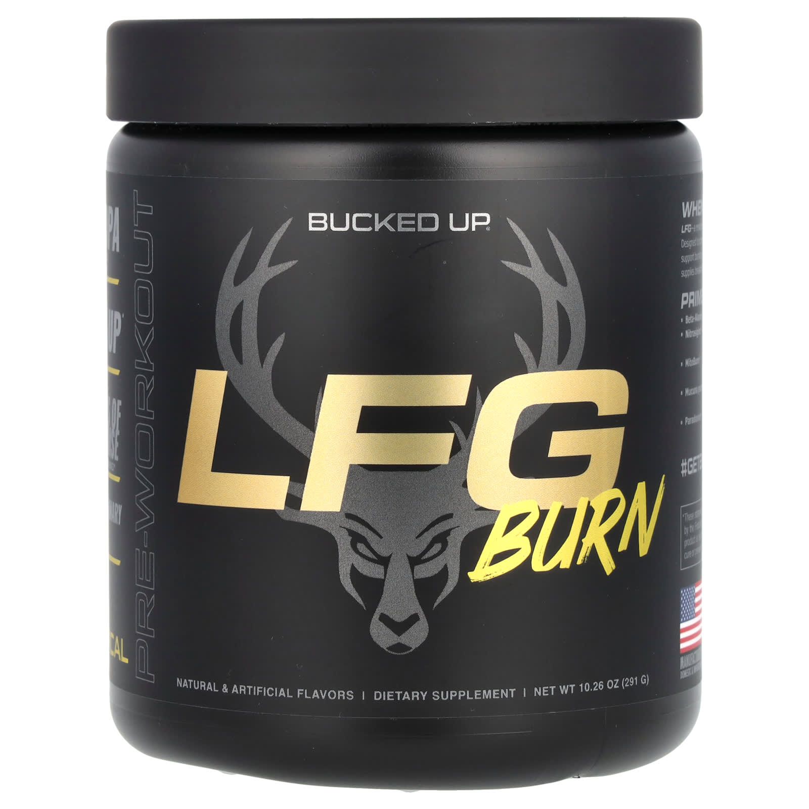 Bucked Up LFG Burn предтренировочный комплекс со вкусом тропических фруктов 291 г 1026 унции 8890₽