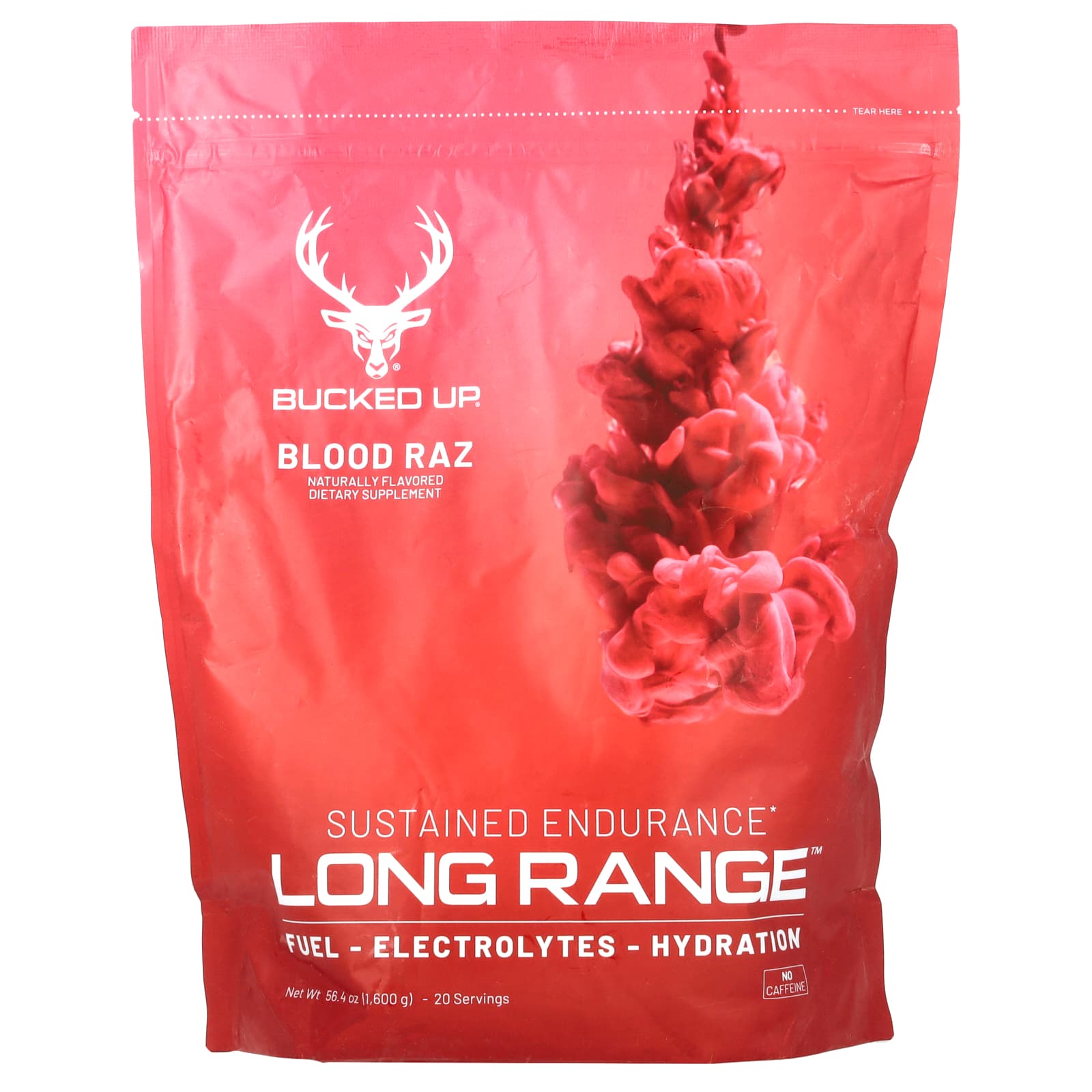 Bucked Up Long Range Blood Raz 1600 г 564 унции 6890₽