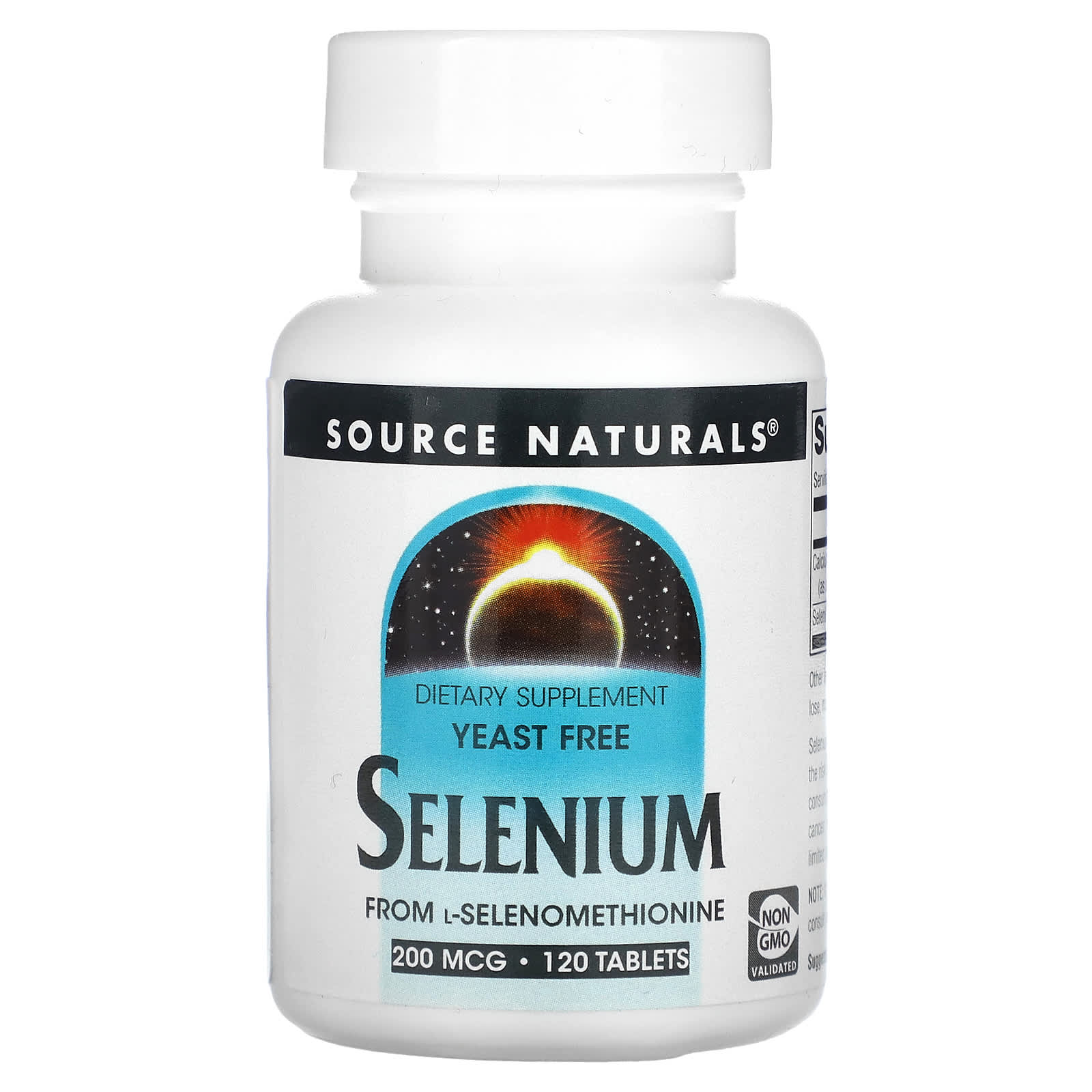 Source Naturals селен из L-селенометионина 200 мкг 120 таблеток 2090₽