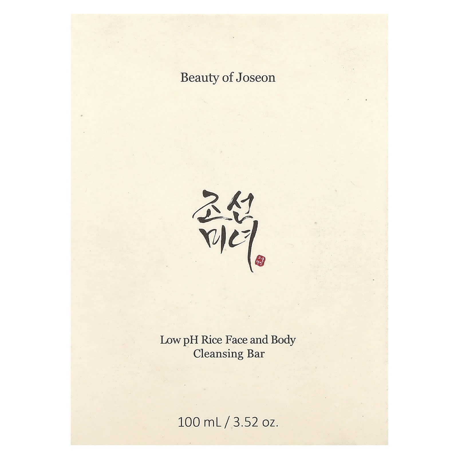 Beauty of Joseon очищающее кусковое мыло рисовое с низким уровнем pH для лица и тела 1 шт 1990₽