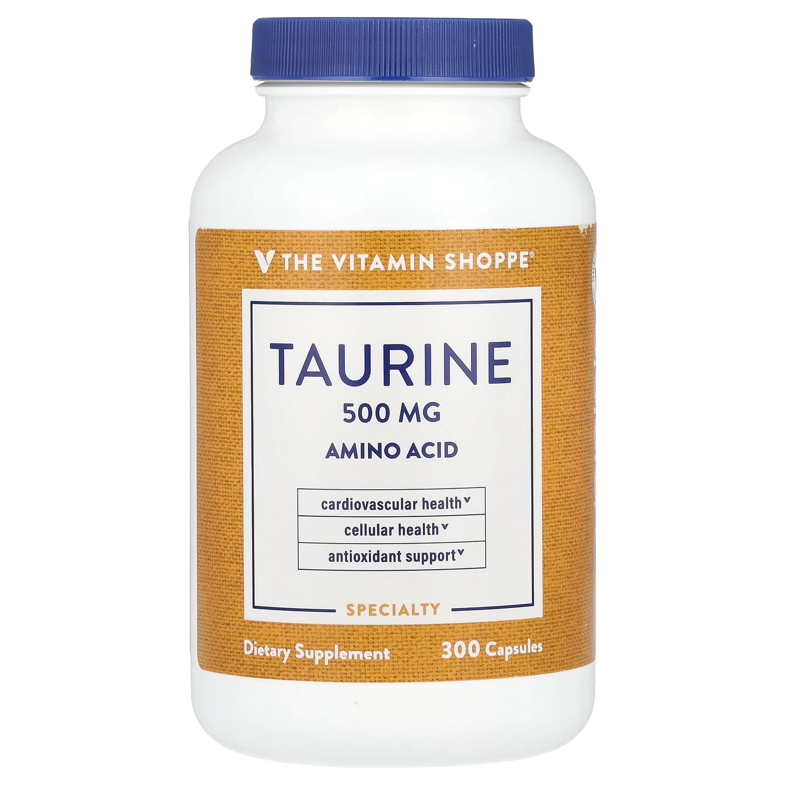 The Vitamin Shoppe Таурин 500 мг 300 капсул 4790₽