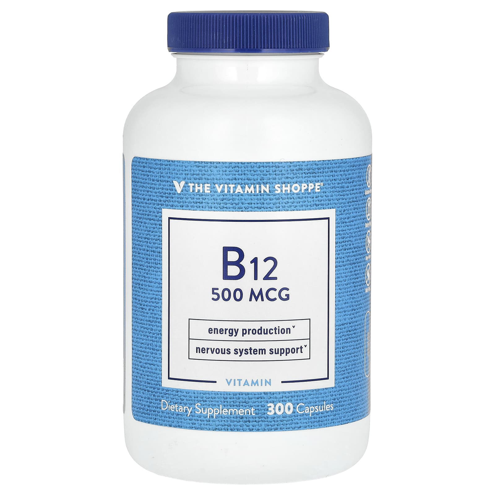 The Vitamin Shoppe Витамин B12 500 мкг 300 капсул 3790₽