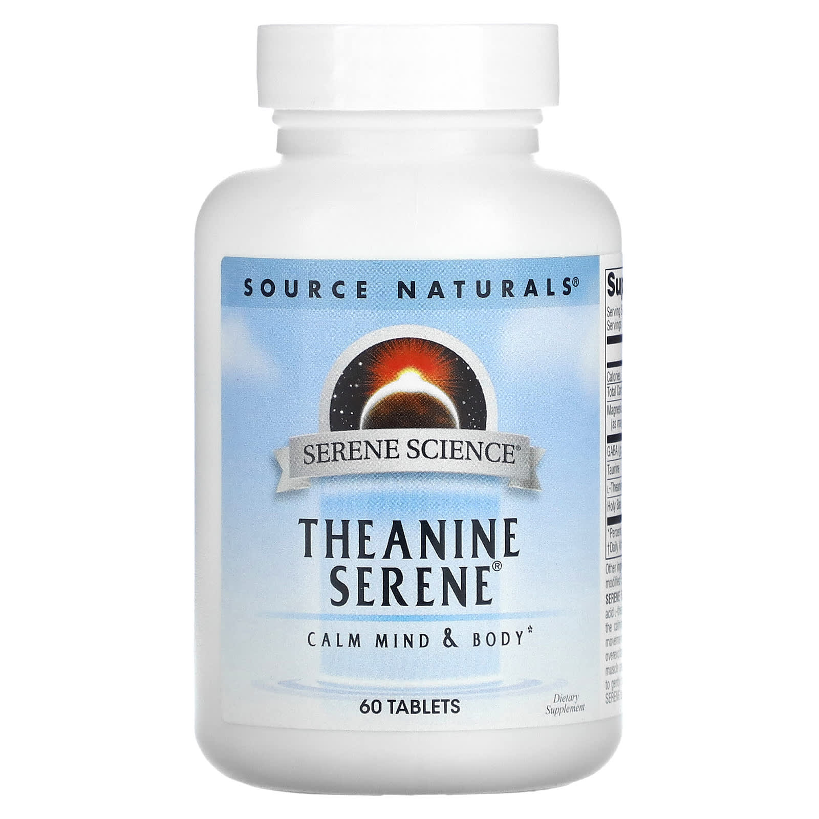 Source Naturals Serene Science Theanine Serene 60 таблеток 2290₽