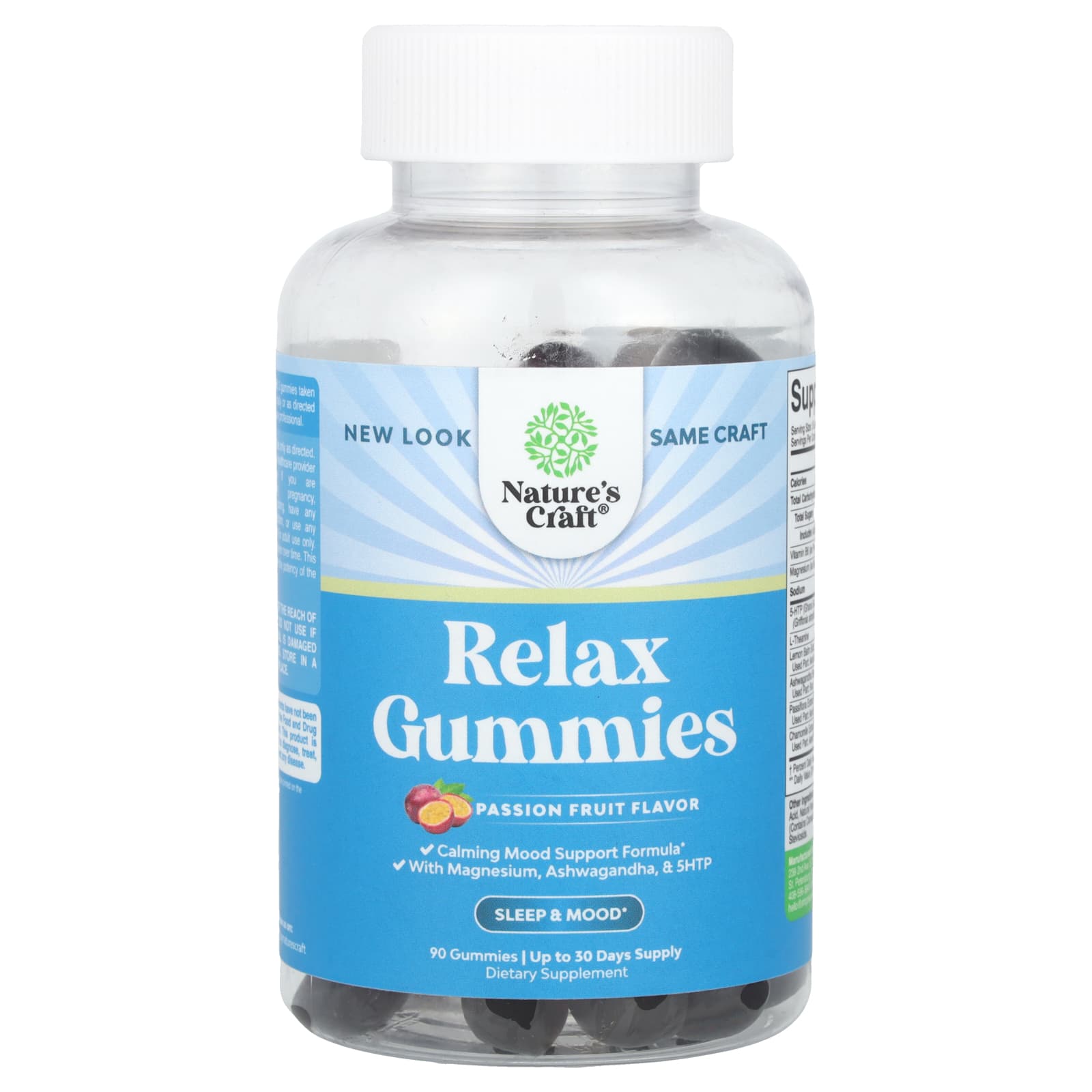 Natures Craft Relax Gummies маракуйя 90 жевательных таблеток 3190₽