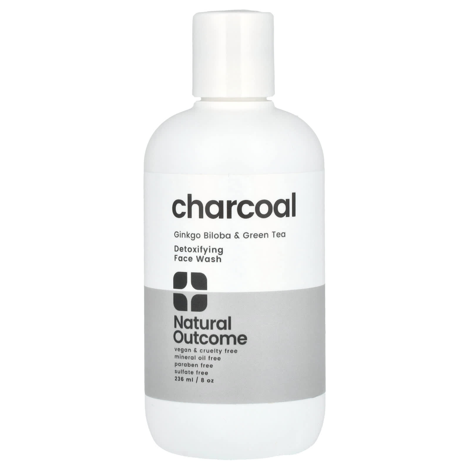 Natural Outcome Charcoal очищающее средство для умывания 236 мл 8 унций 2190₽