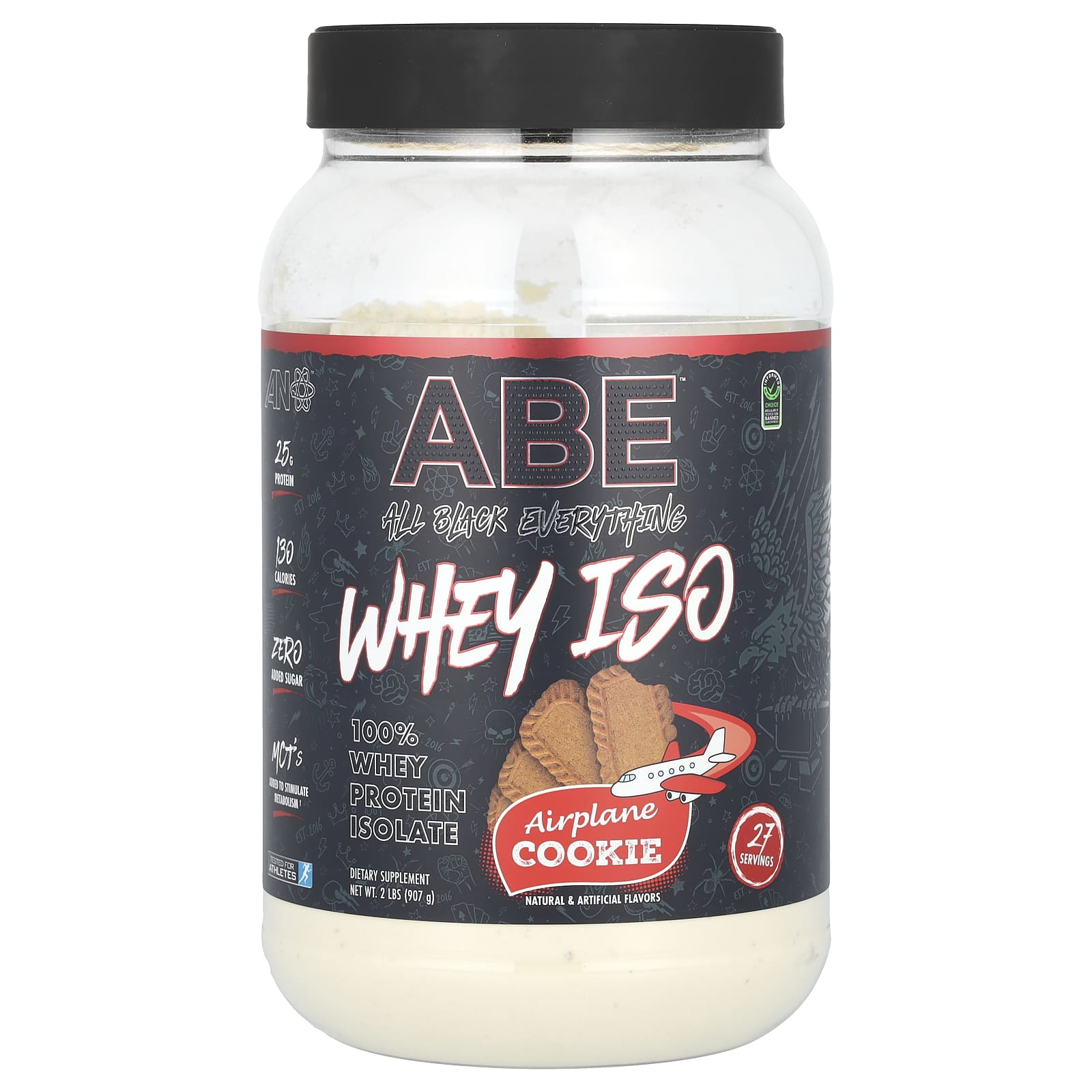 ABE Whey ISO самолетное печенье 907 г 2 фунта 9490₽