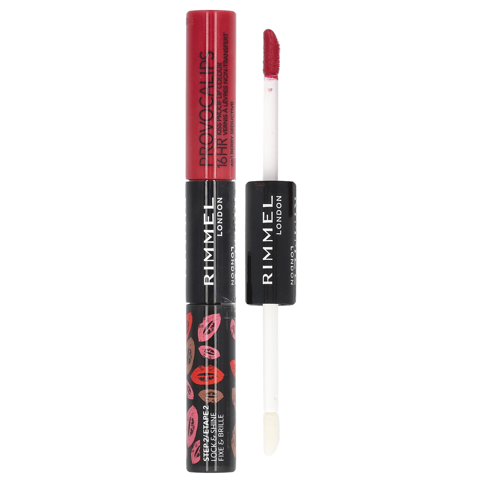 Rimmel London Provocalips 16HR Kiss Proof Lip Color 420 Berry Seductive 4 мл 014 жидк Унции 1790₽