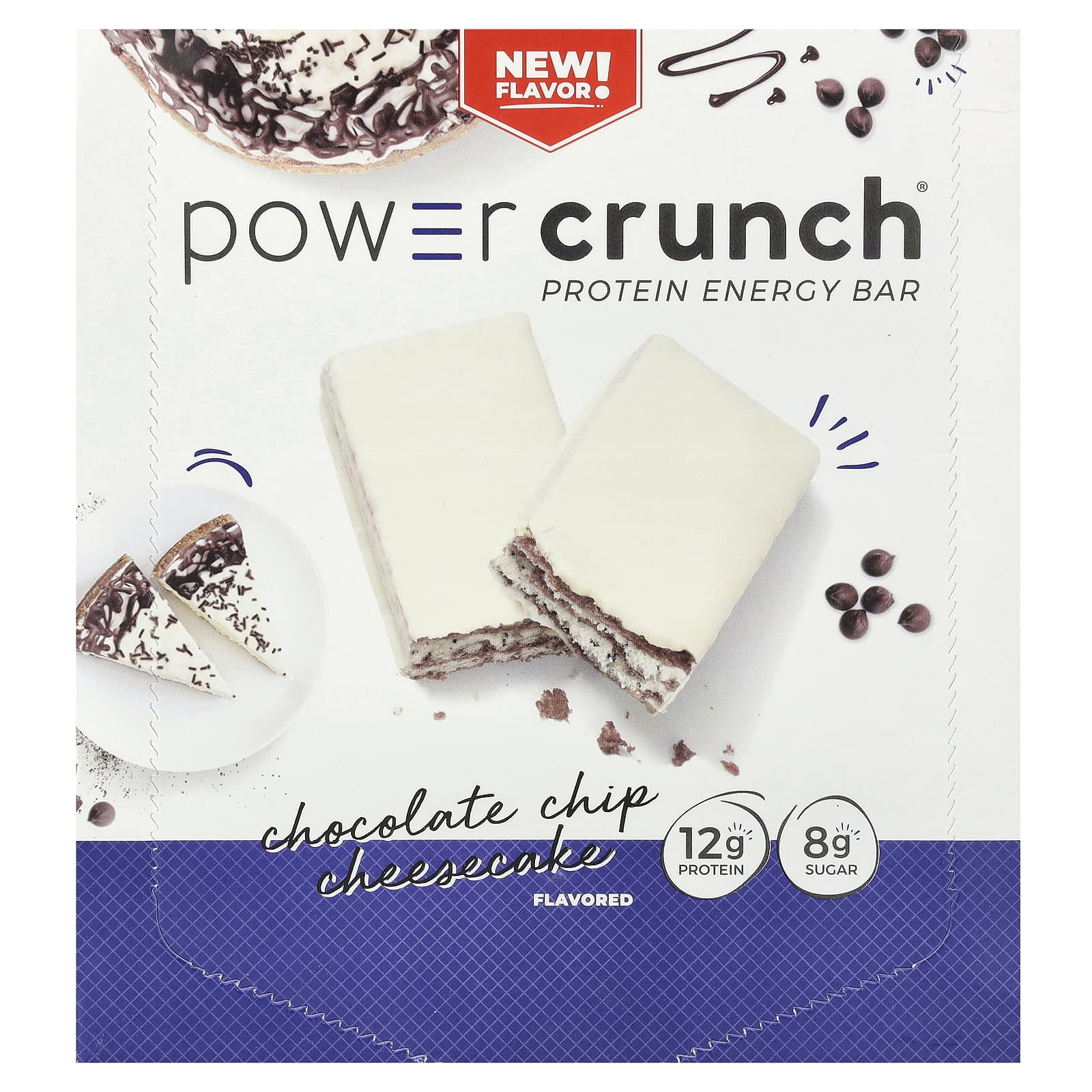 BNRG Power Crunch Protein Energy шоколадный чизкейк 12 батончиков 40 г 14 унции 4190₽
