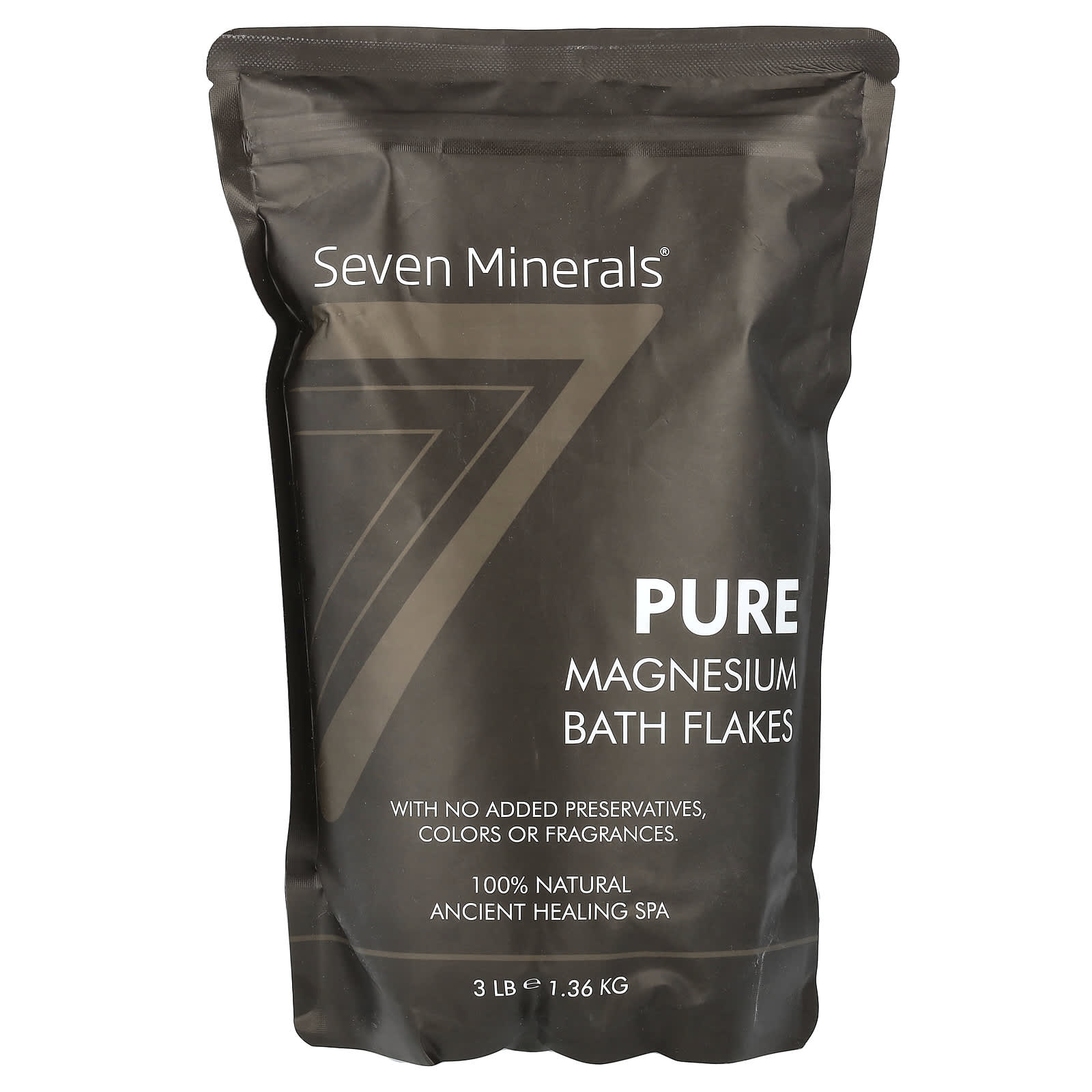 Seven Minerals Хлопья для ванн из чистого магния 136 кг 3 фунта 3790₽