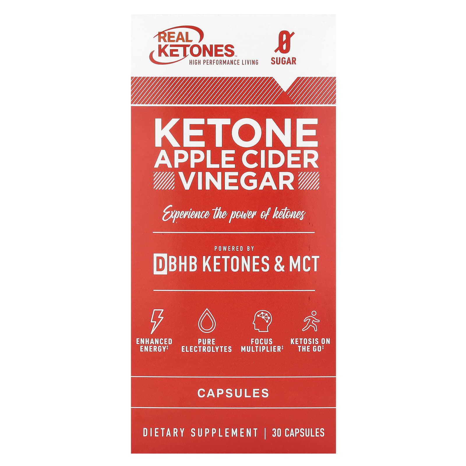Real Ketones Кетоновый яблочный уксус 30 капсул 2390₽