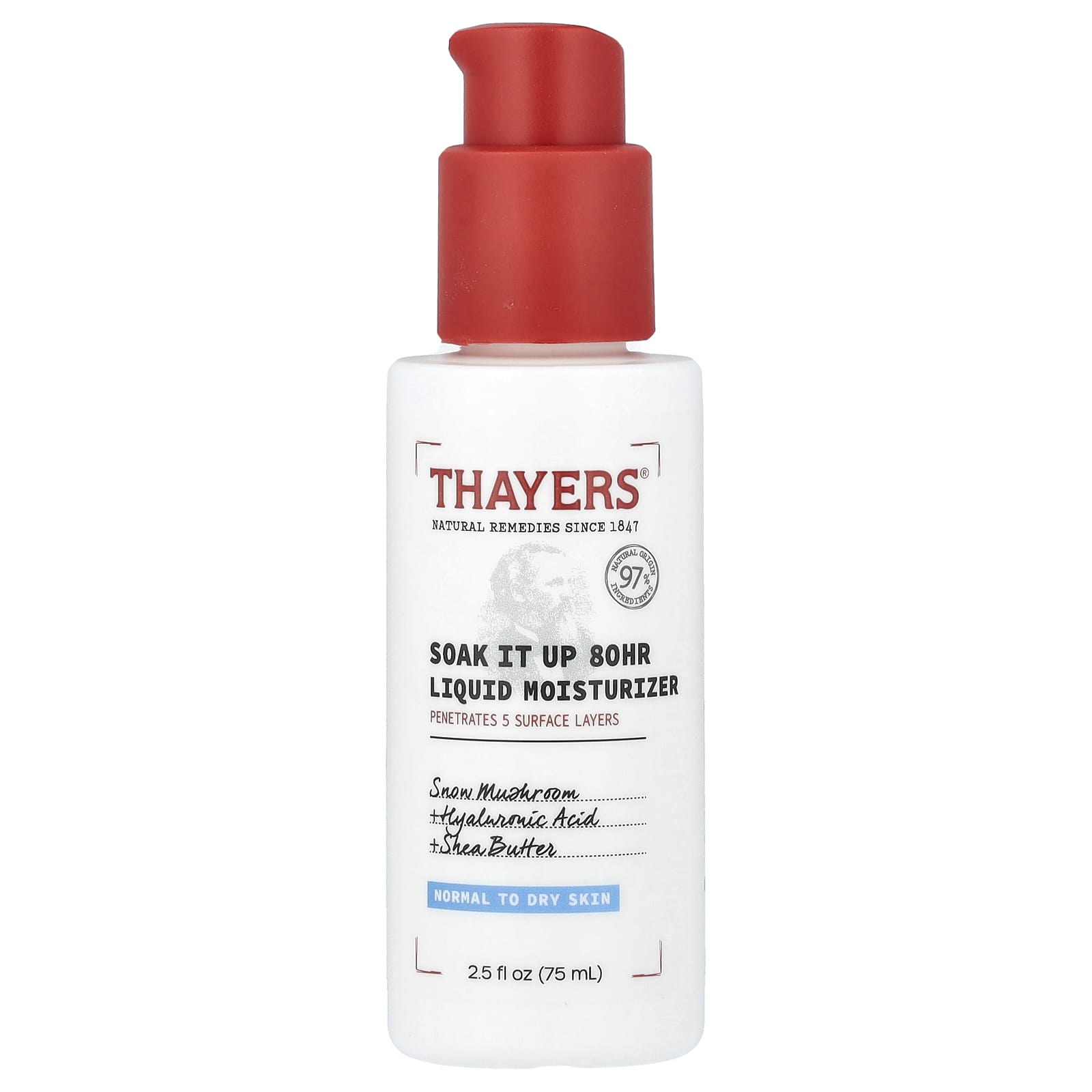 Thayers Soak It Up 80HR жидкое увлажняющее средство без отдушек 75 мл 25 жидк Унции 2990₽