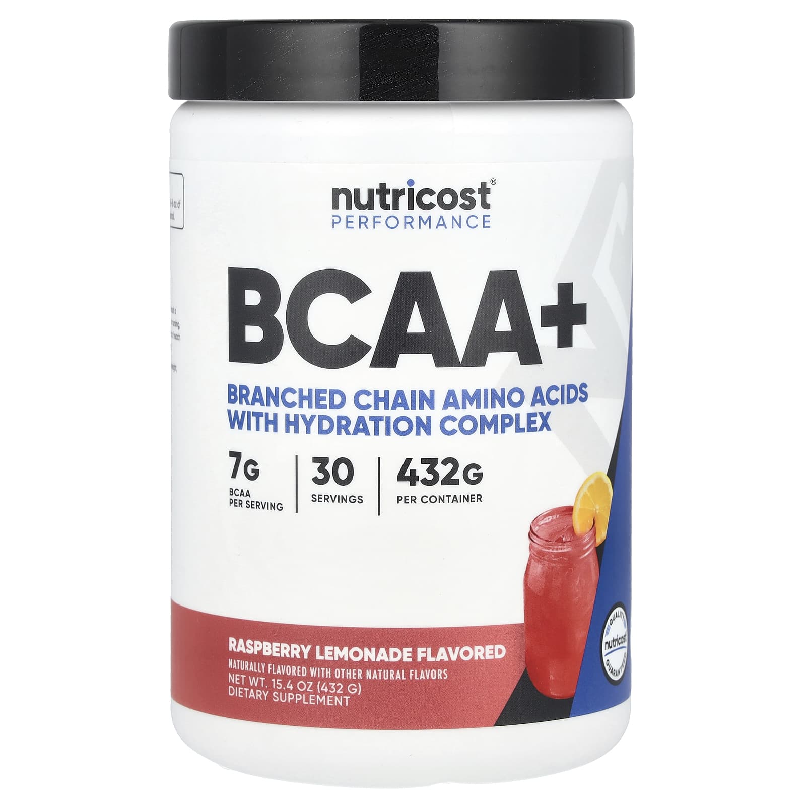 Nutricost Performance BCAA малиновый лимонад 432 г 154 унции 4690₽