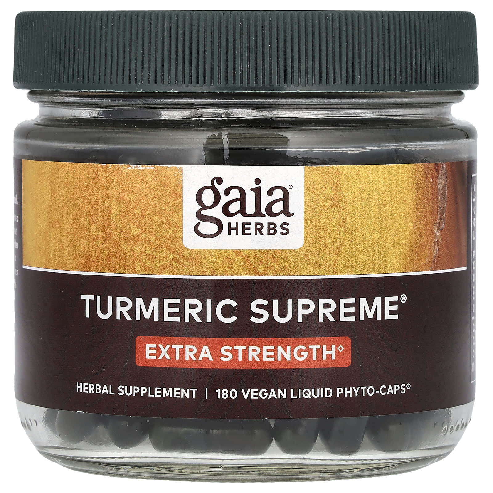Gaia Herbs Turmeric Supreme повышенная сила действия 180 веганских жидких фитокапсул 10790₽