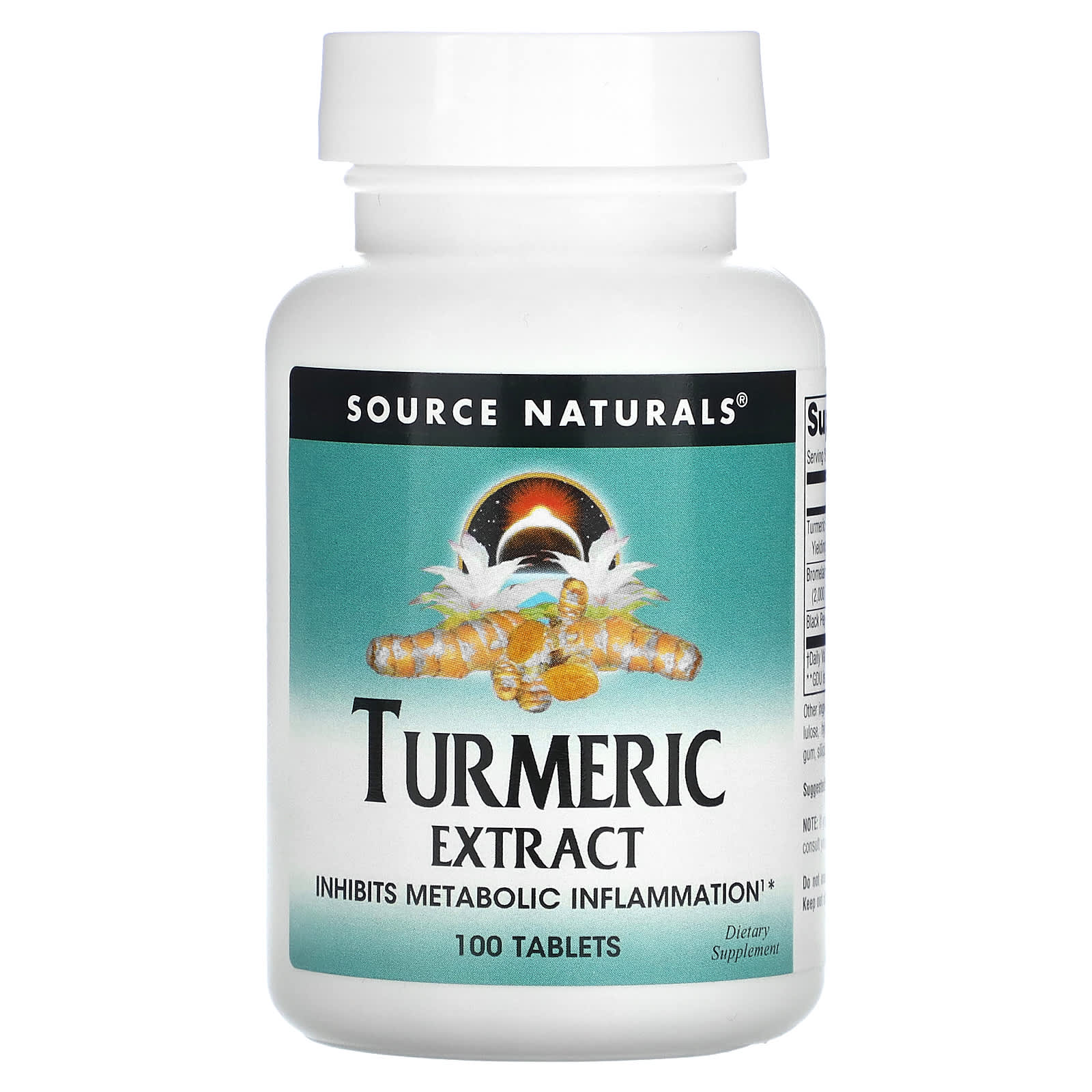 Source Naturals экстракт куркумы 100 таблеток 2890₽