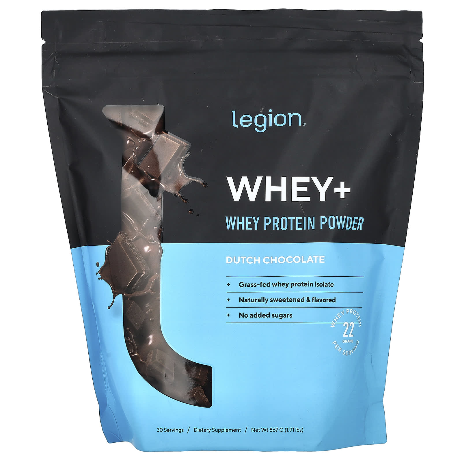 Legion Athletics Whey порошок из сывороточного протеина голландский шоколад 867 г 191 фунта 11390₽