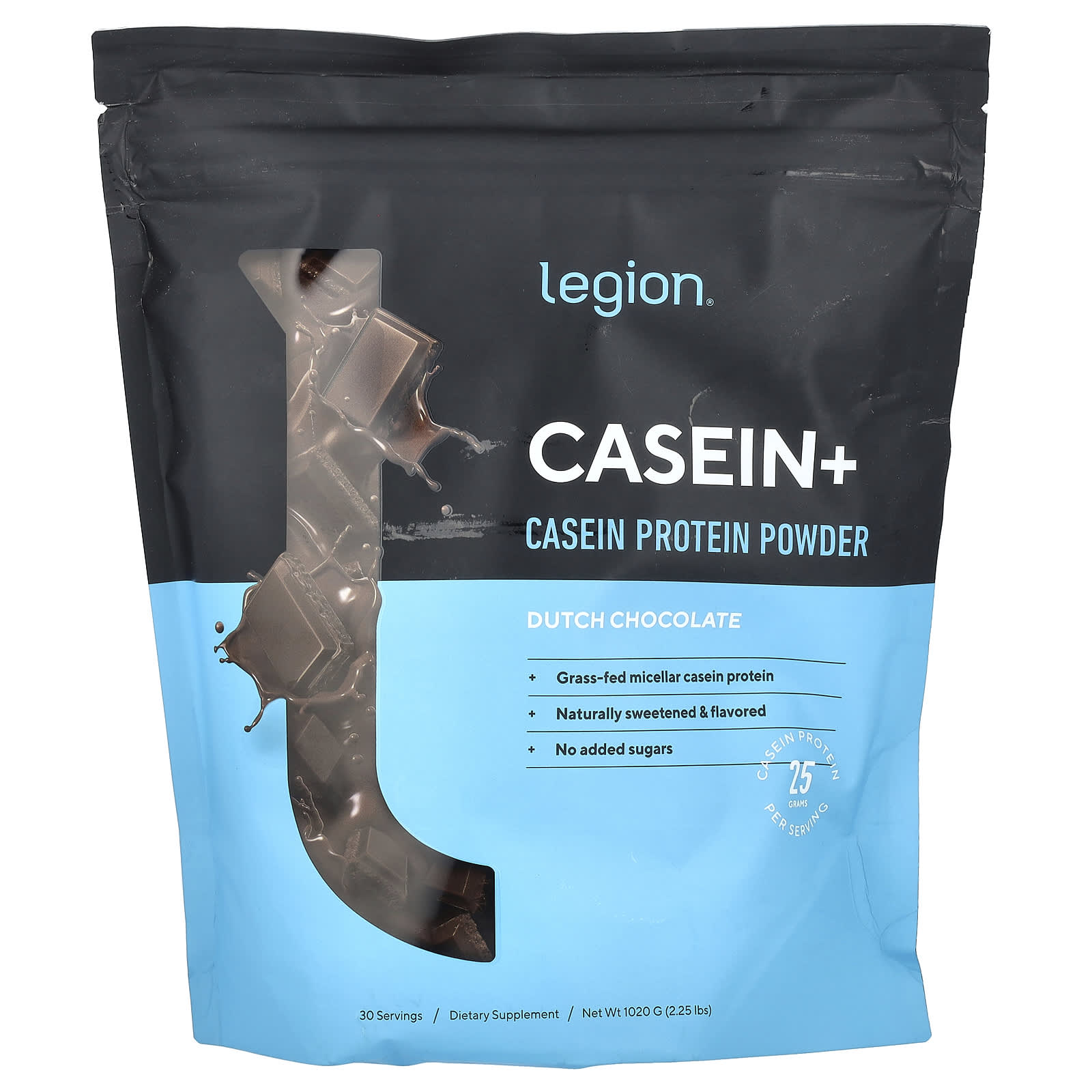 Legion Athletics Casein казеиновый протеиновый порошок голландский шоколад 1020 г 225 фунта 11390₽