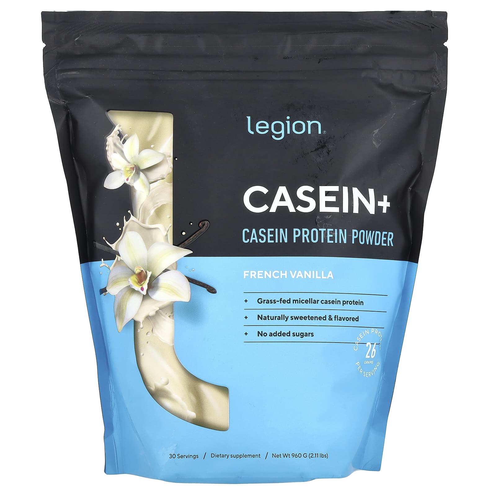 Legion Athletics Casein казеиновый протеиновый порошок французская ваниль 960 г 211 фунта 11390₽