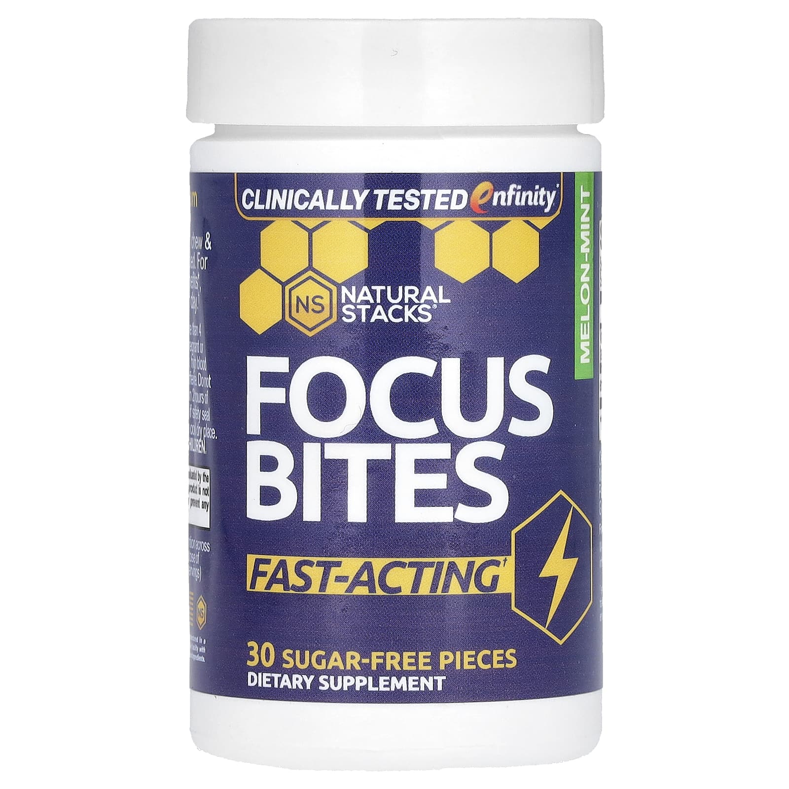 Natural Stacks Focus Bites дыня и мята 30 шт Без сахара 2890₽