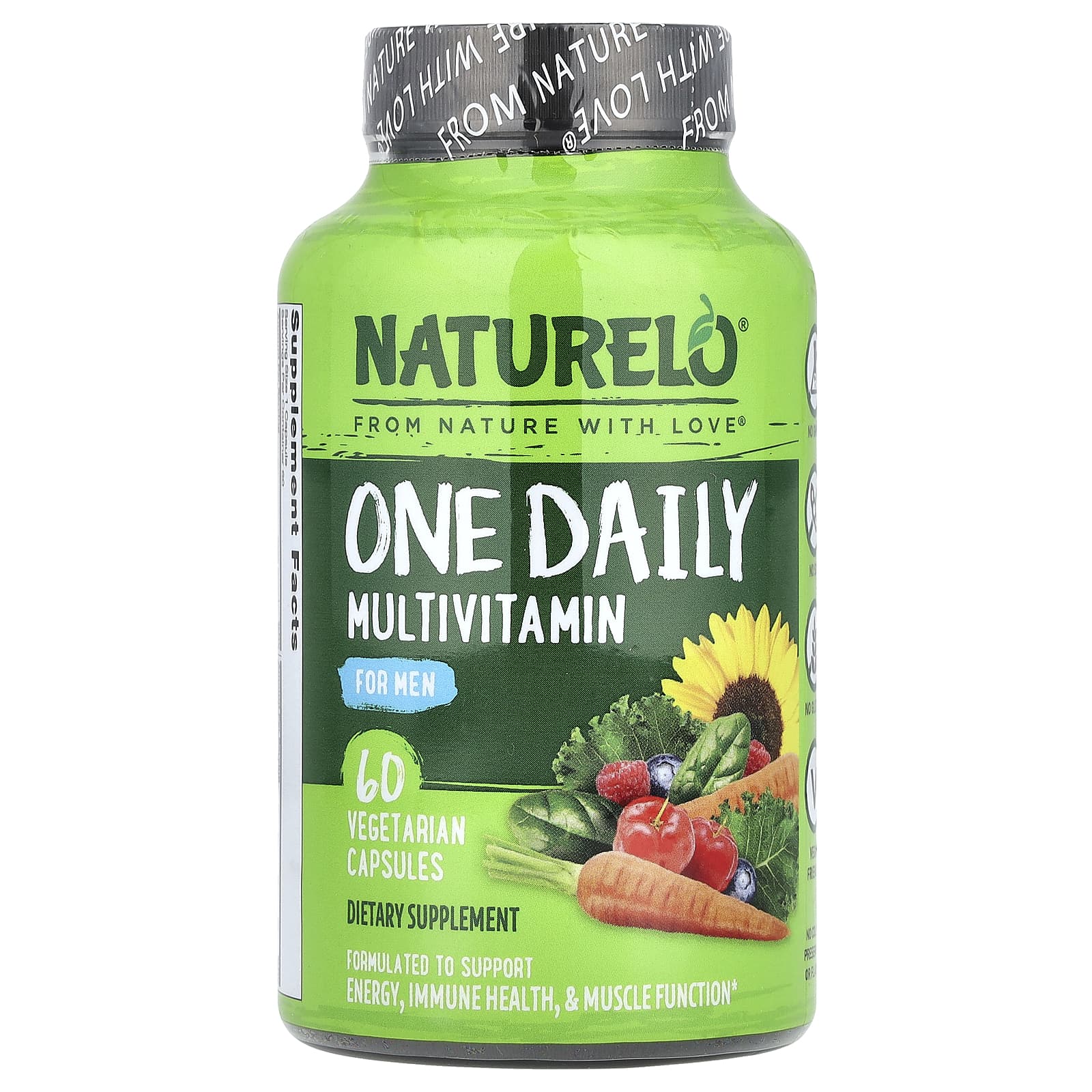NATURELO, Мультивитамины для мужчин One Daily, 60 вегетарианских капсул