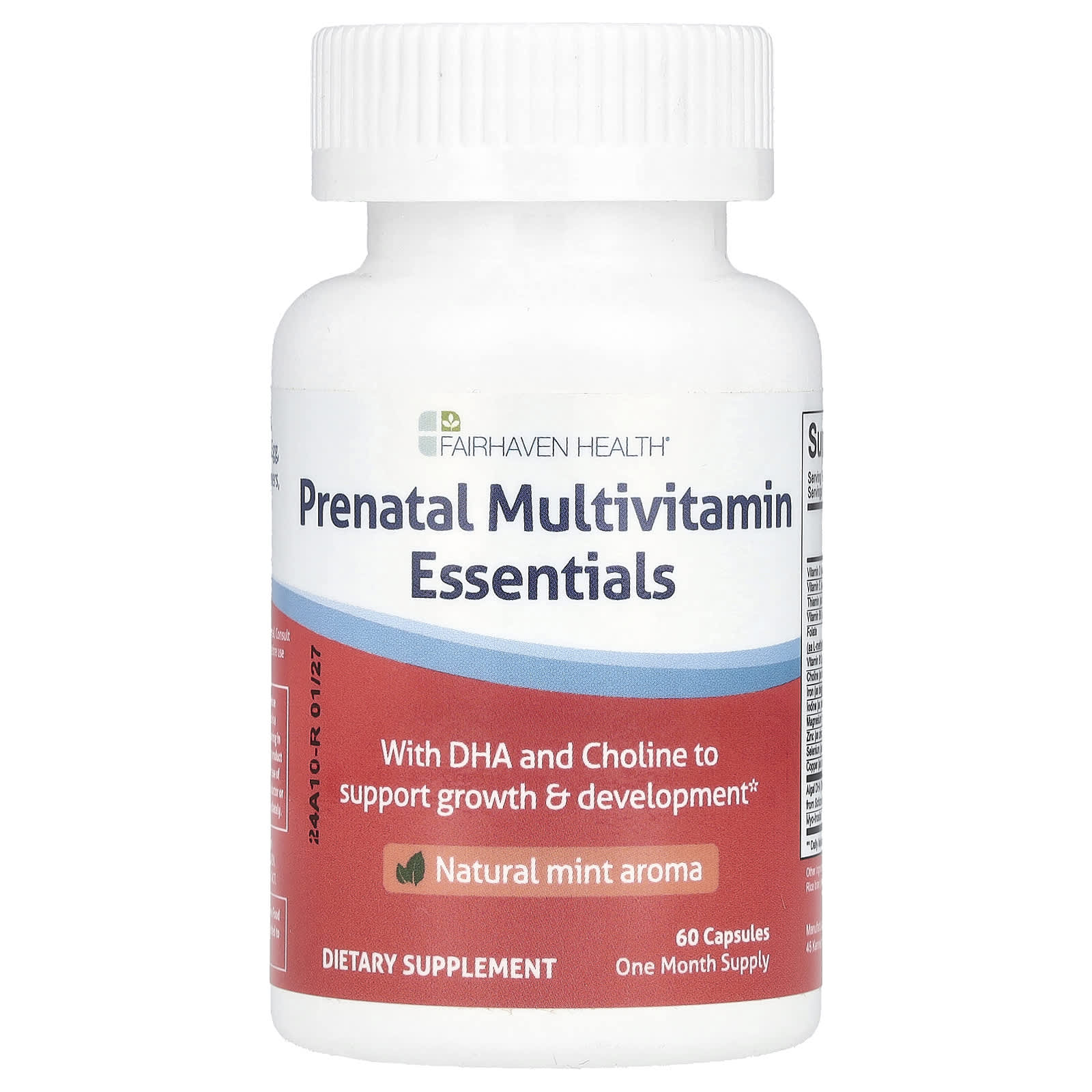 Fairhaven Health Prenatal Multivitamin Essentials натуральная мята 60 капсул 6690₽